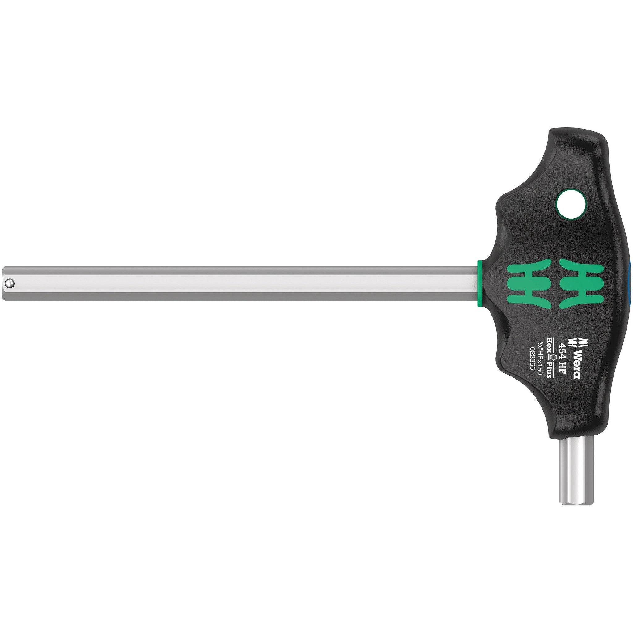 Wera 454 HF T-handle hexagon screwdriver Hex-Plus with holding function, imperial,