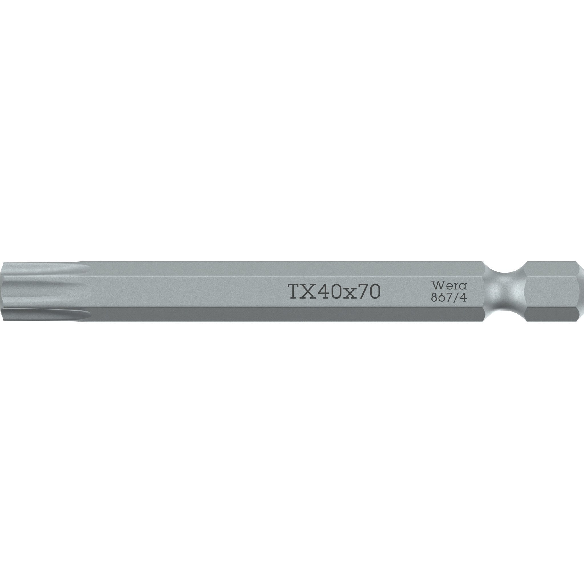 Wera 867/4 Z TORX® bits, TX 7 x 70 mm
