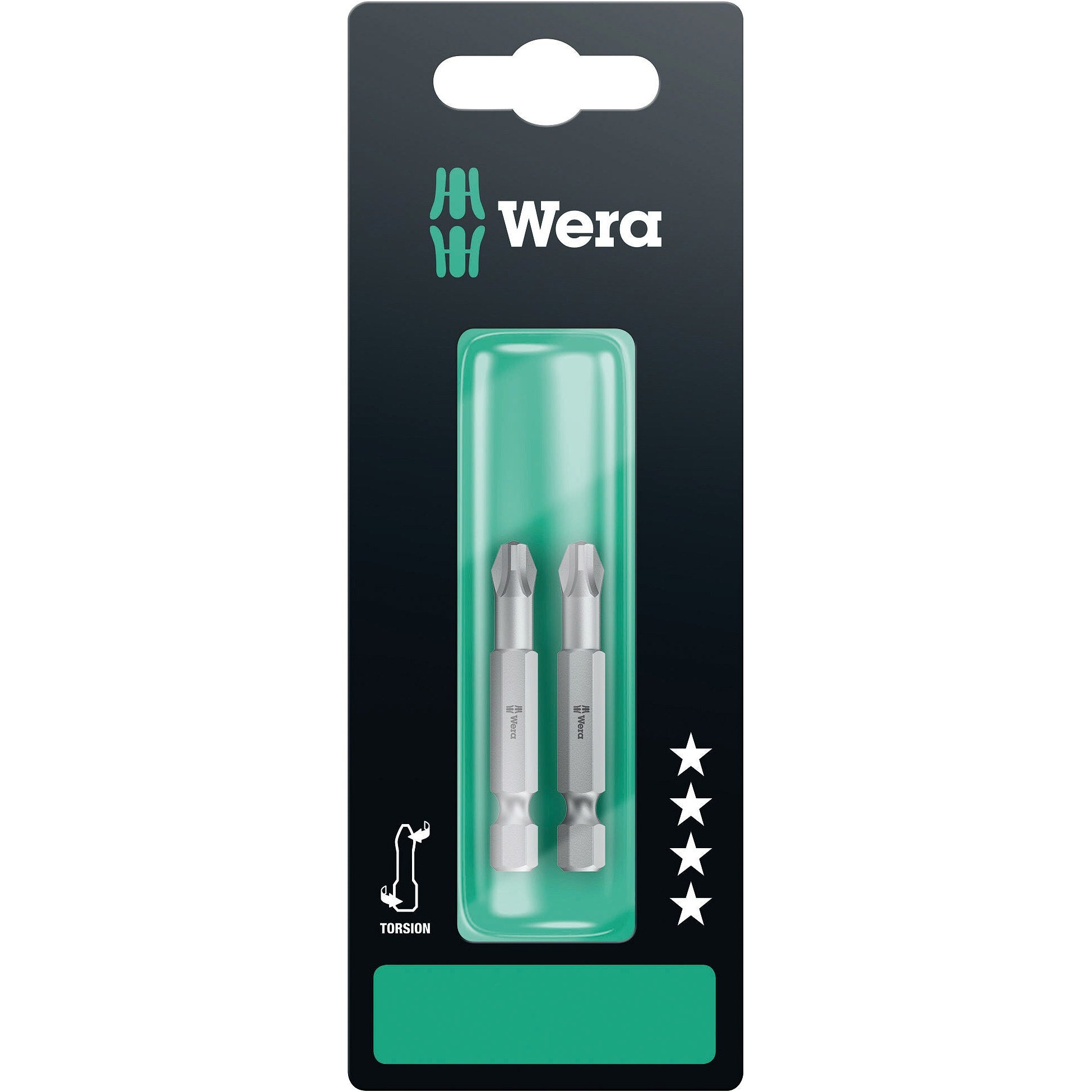Wera 851/4 TZ SB bits, PH 3 x 50 mm, 2 pieces