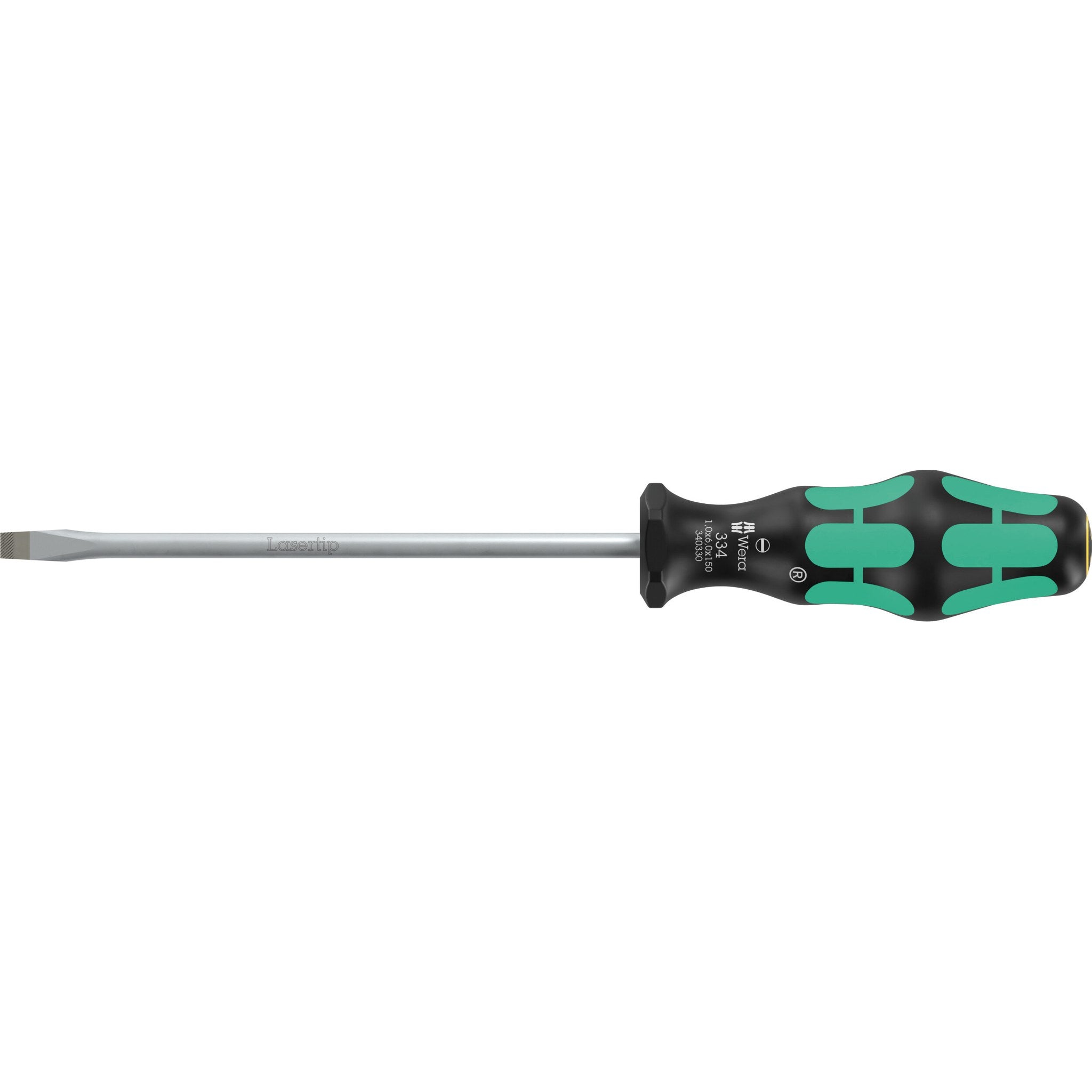 Wera 334 Screwdriver for slotted screws, 1 x 6 x 150 mm