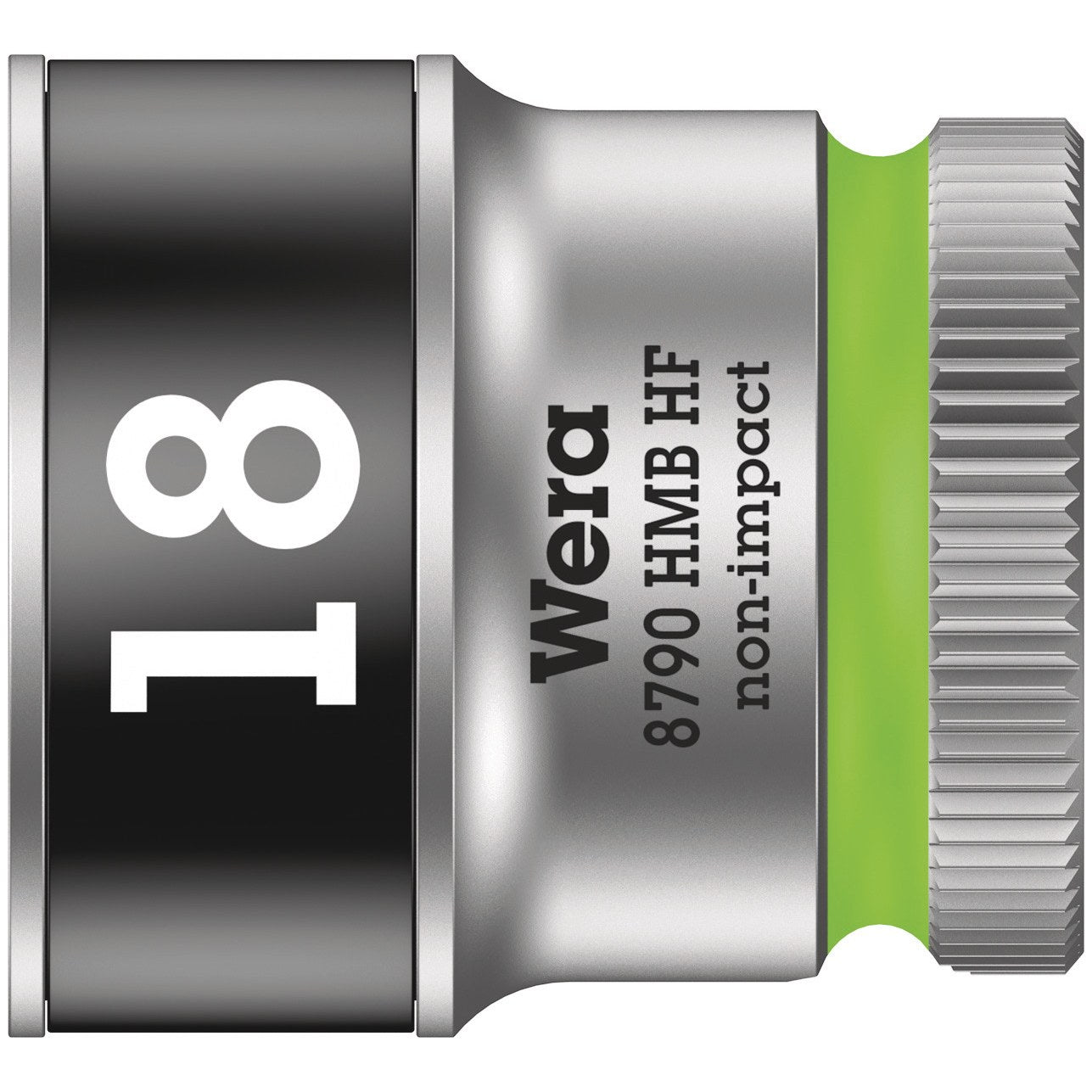 Wera 8790 HMB HF Zyklop socket with 3/8" drive with holding function, 18 x 29 mm