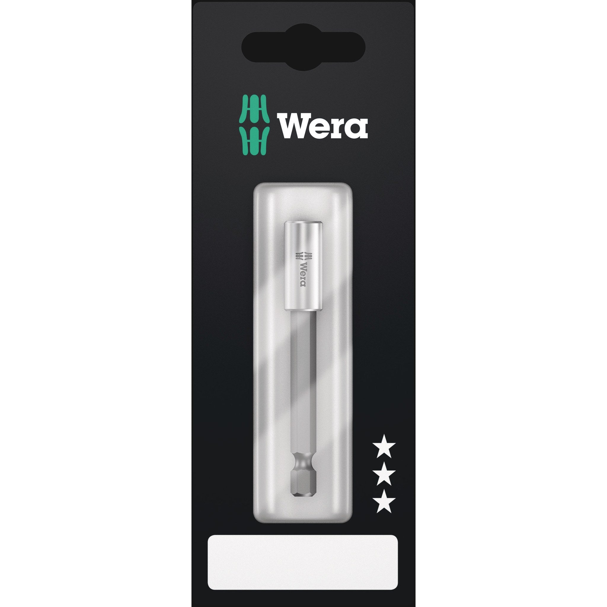 Wera 899/4/1 S Universal Bit Holder with strong retaining ring, 1/4" x 75 mm