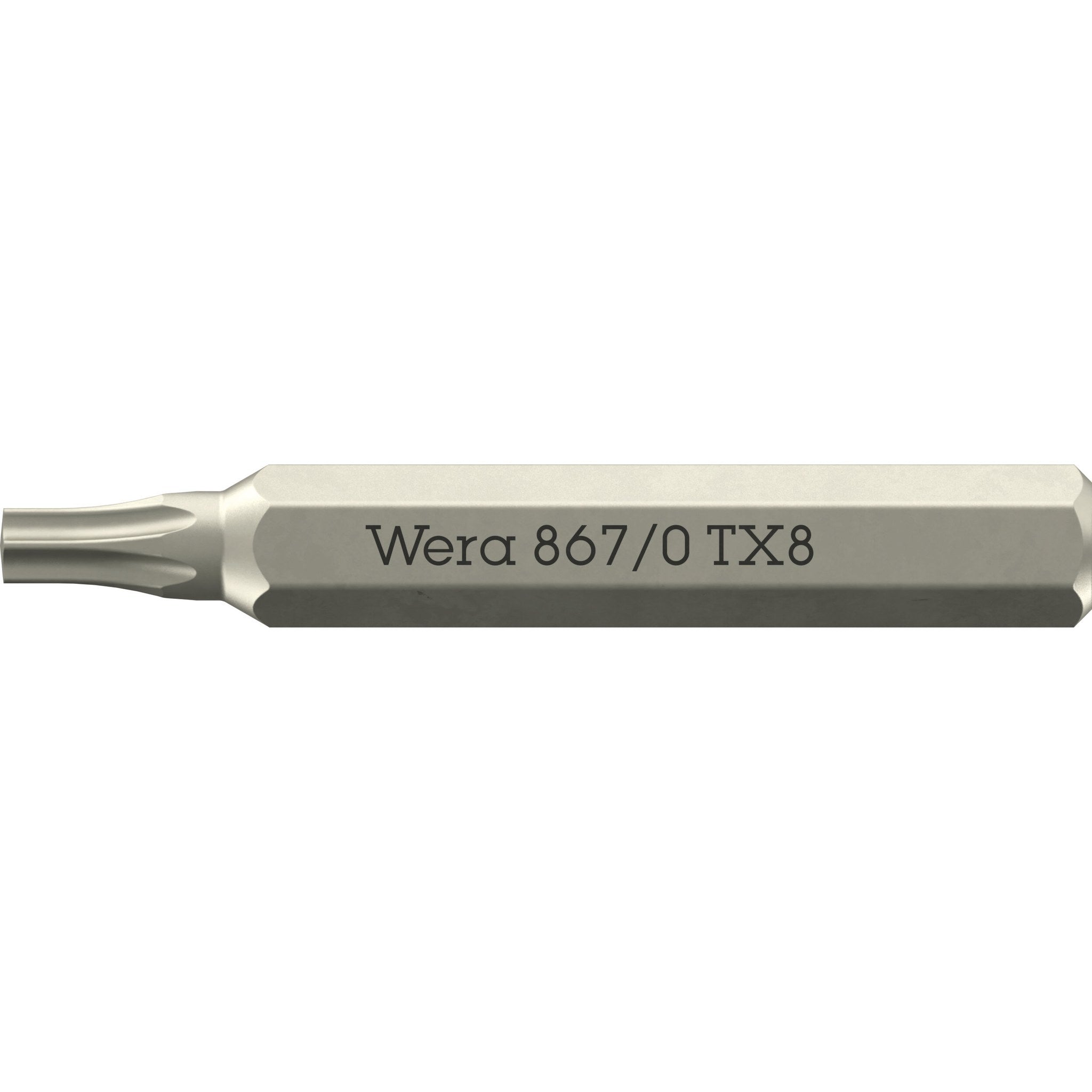 Wera 867/0 Micro bits for TORX® socket screws, TX 8 x 30 mm