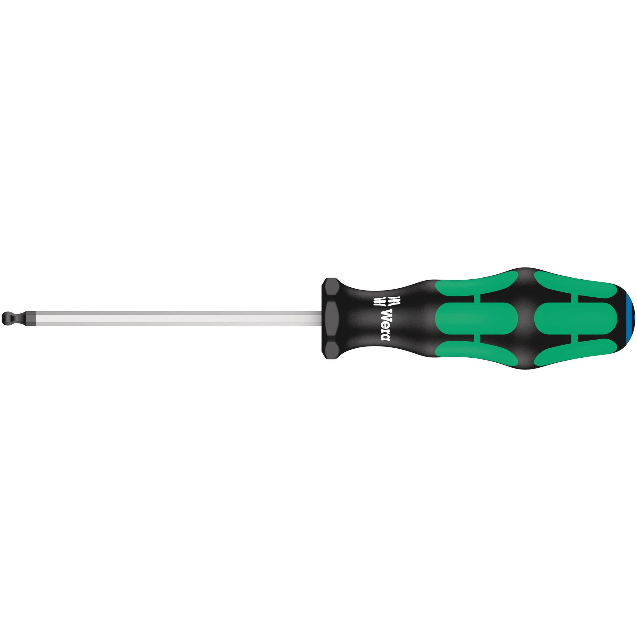 Wera 352 Ball end screwdriver for hexagon socket screws, 5/32" x 100 mm