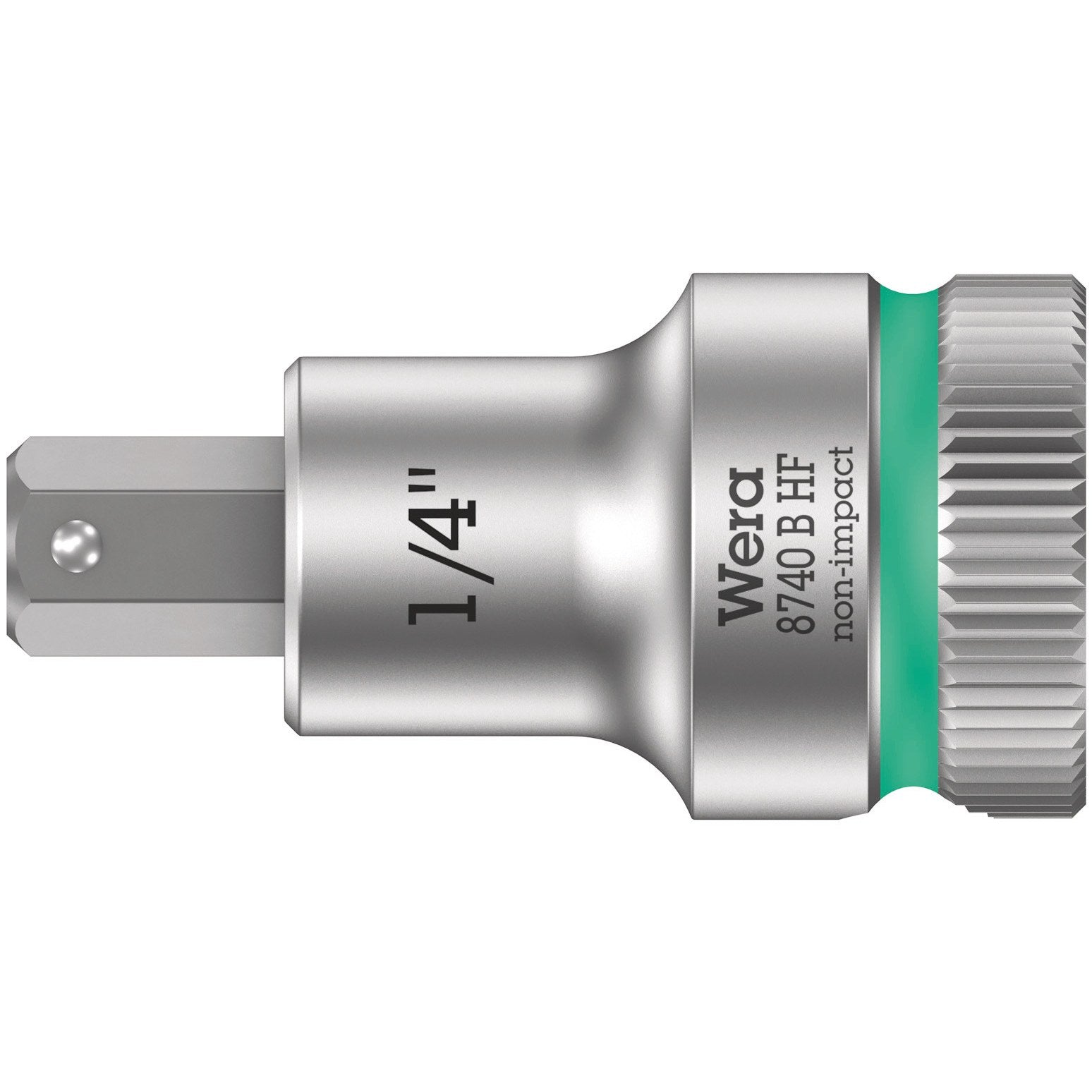 Wera 8740 B HF Zyklop bit socket with holding function, 3/8" drive, 1/4" x 35 mm