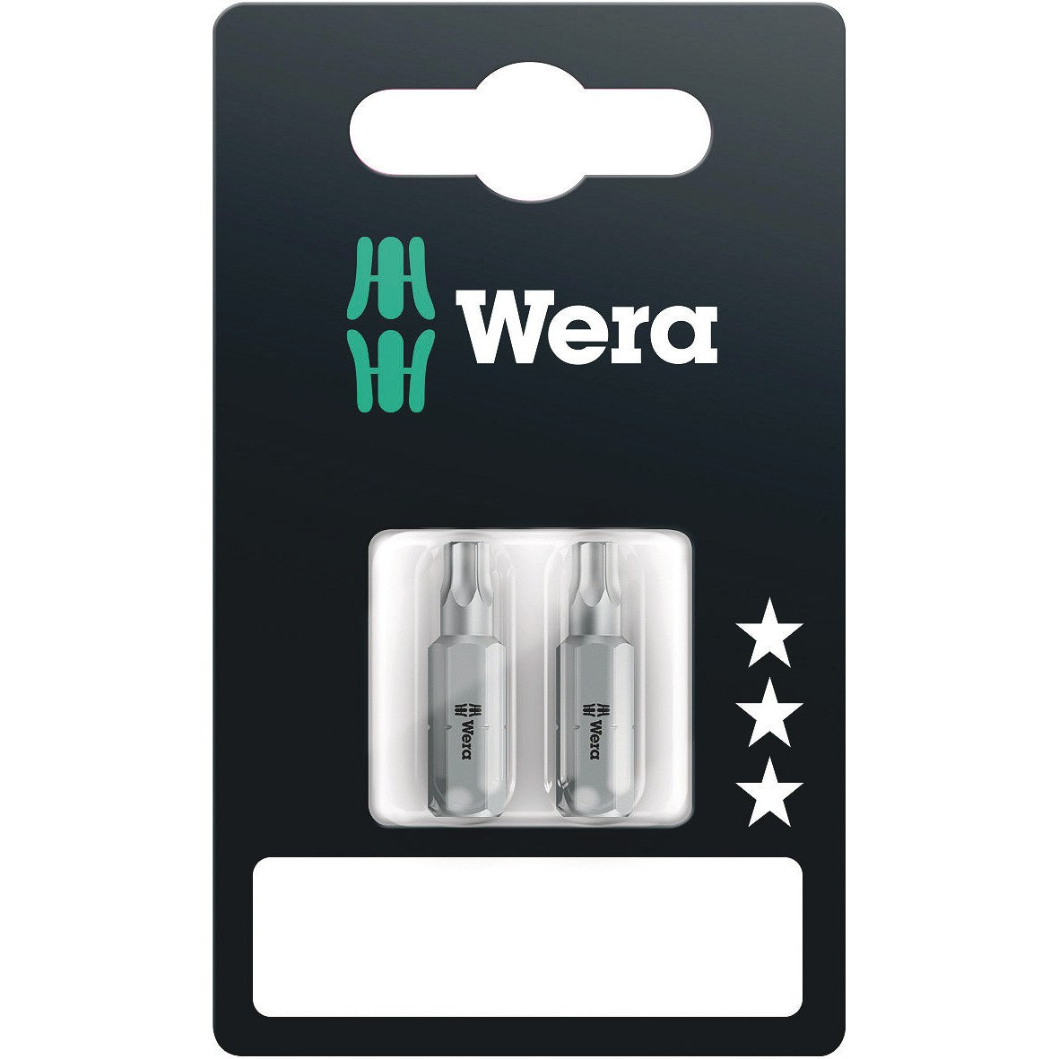 Wera 867/1 Z TORX® BO SB bits with bore hole, TX 25 x 25 mm, 2 pieces