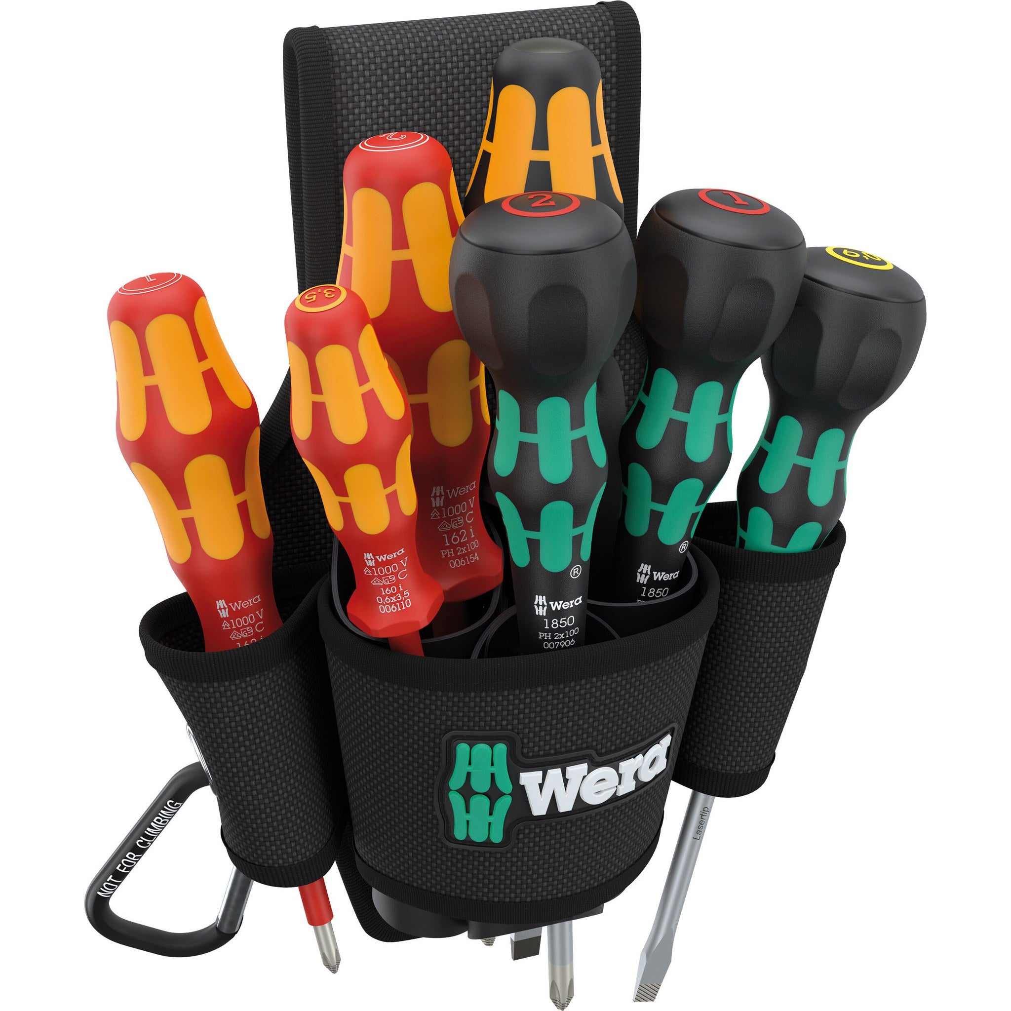 Wera 9621 Belt holster Set 2, 8 pieces