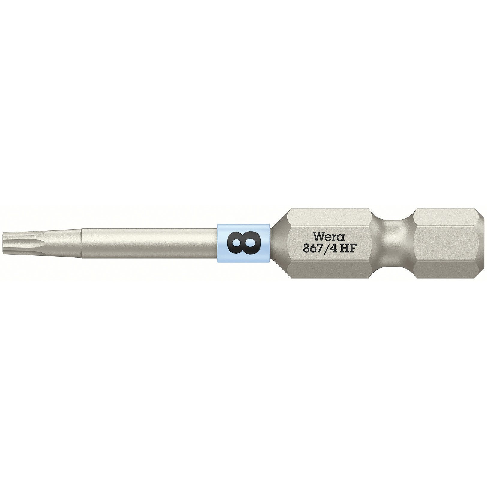 Wera 867/4 TORX® HF Bits with holding function, TX 8 x 50 mm