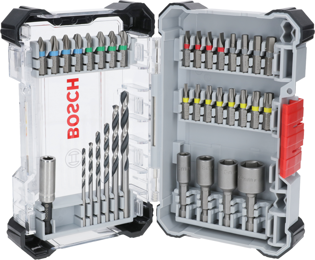 Bosch Extra Hard & Metal Drill/Bit Set - 35pc