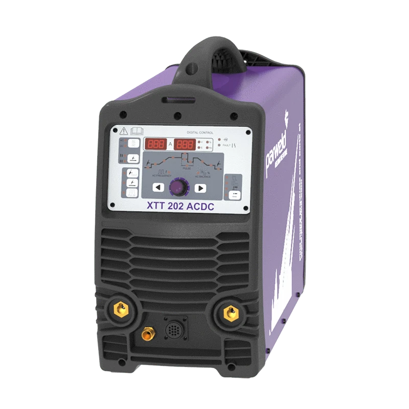 Parweld TIG Inverter XTT202P 200A AC/DC Pulse 230V — Standard Package