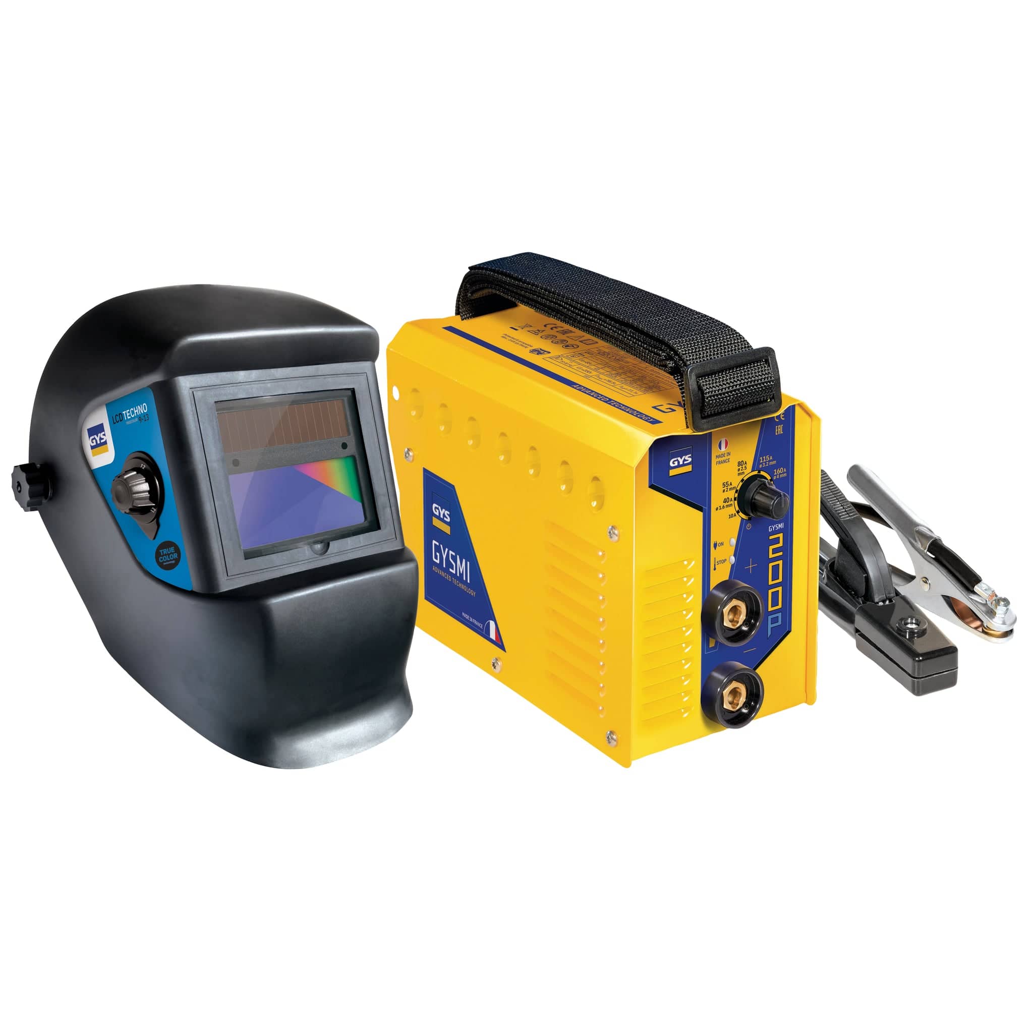GYSMI 200 P + LCD Techno 9/13 Helmet Bundle