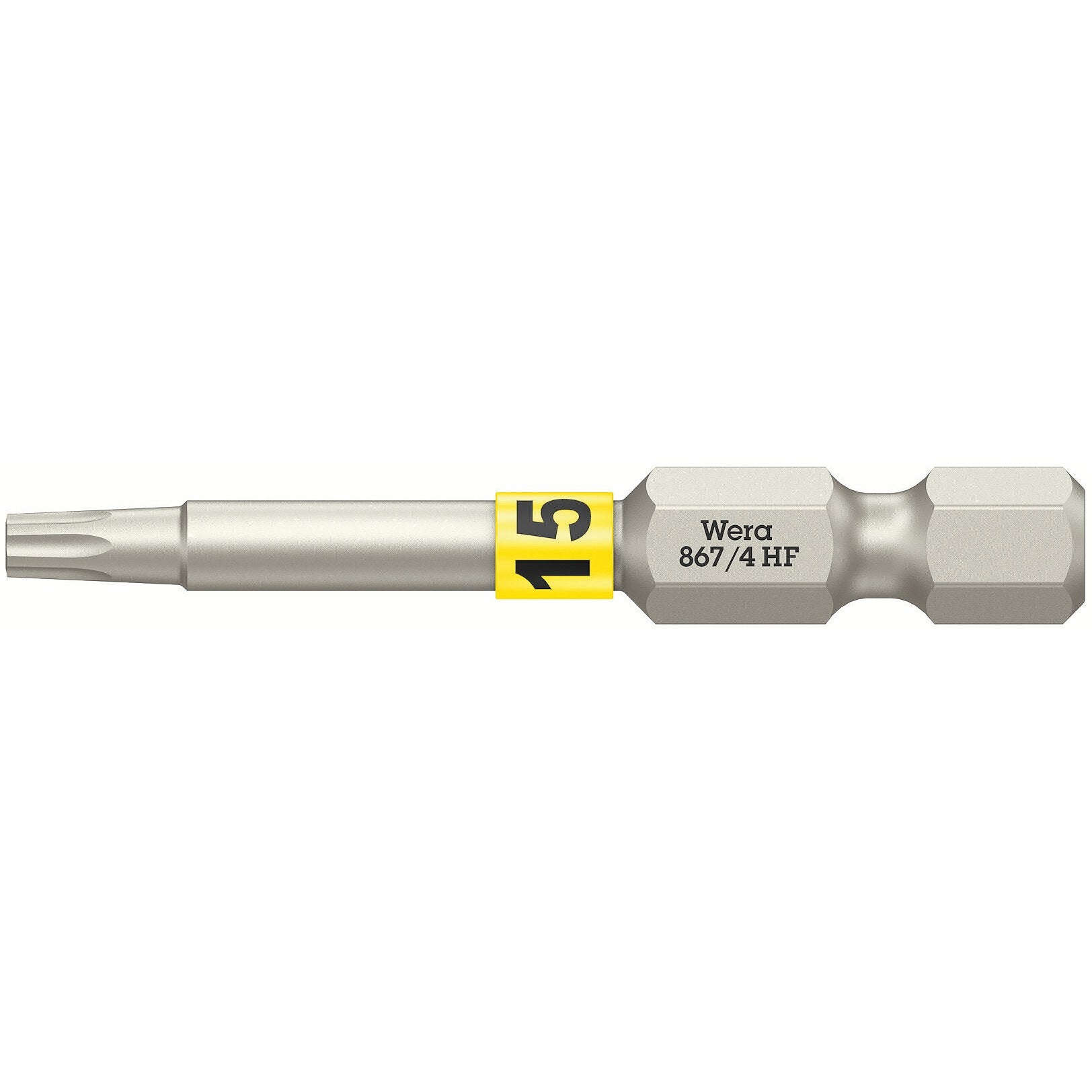 Wera 867/4 TORX® HF Bits with holding function, TX 15 x 50 mm