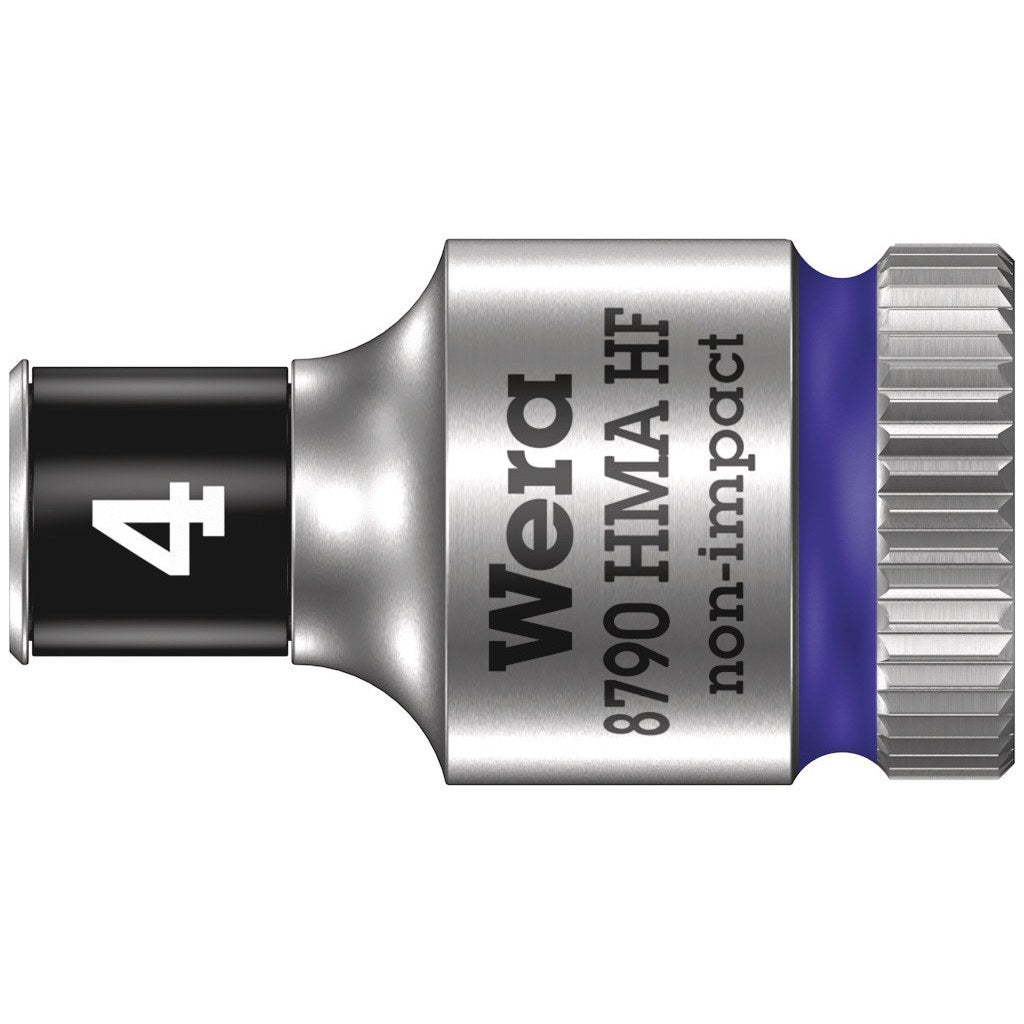 Wera 8790 HMA HF Zyklop socket with 1/4" drive with holding function, 4 x 23 mm