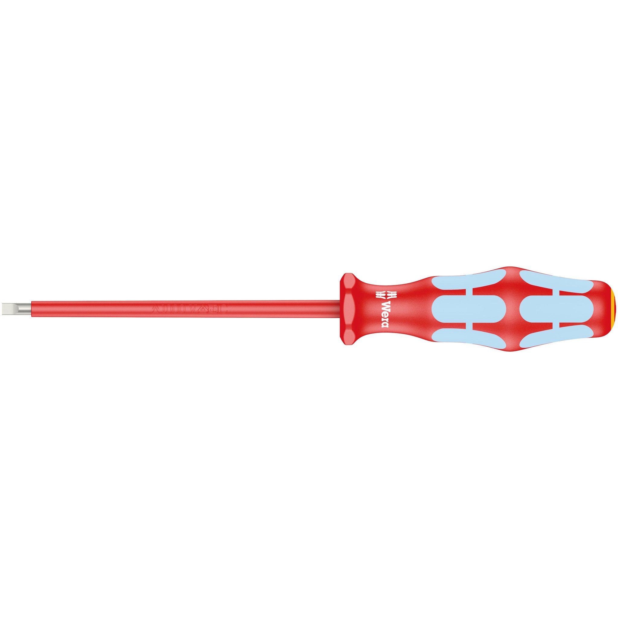 Wera 3160 i VDE Insulated screwdriver for slotted screws, stainless, 0.6 x 3.5 x 100 mm