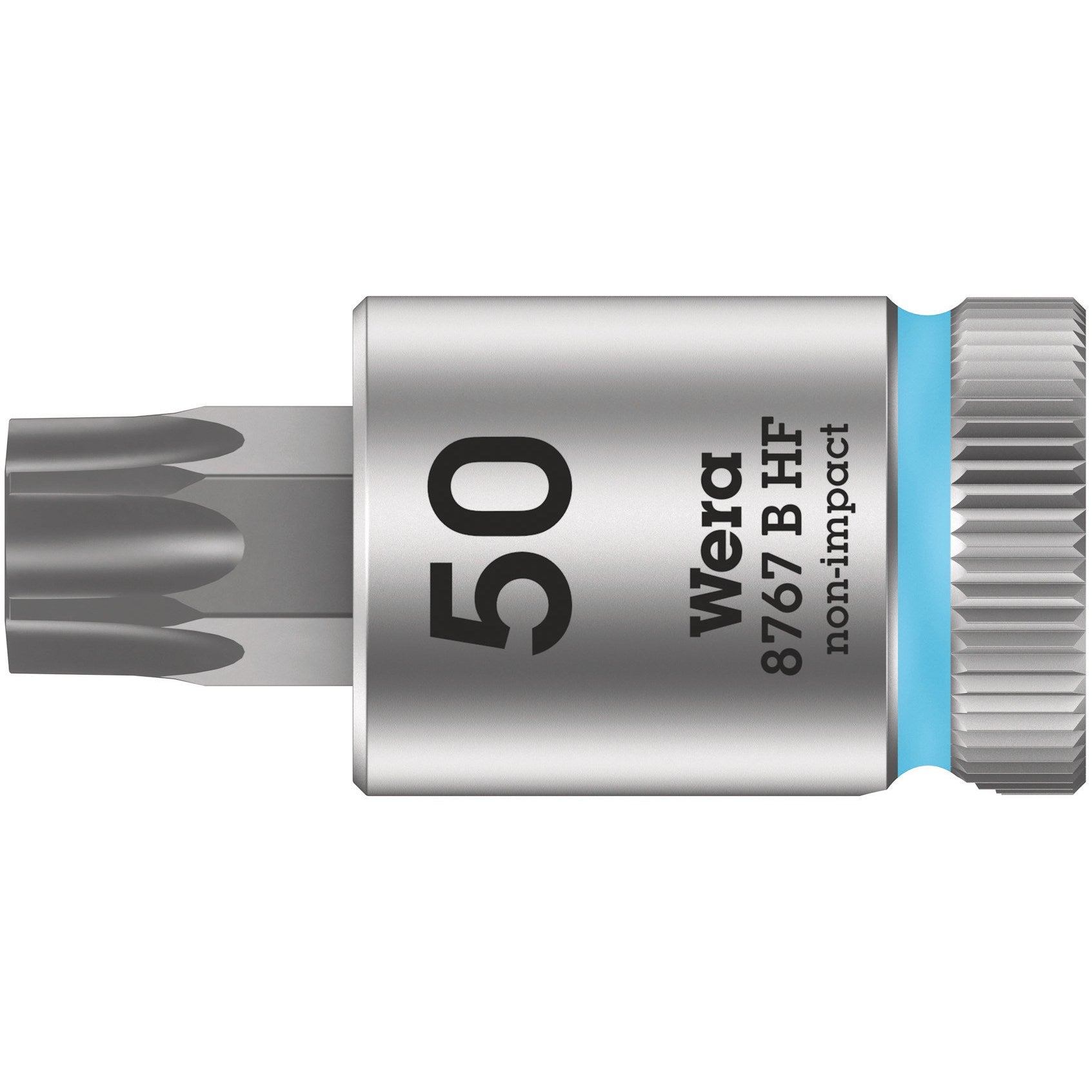 Wera 8767 B HF TORX® Zyklop bit socket with holding function, 3/8" drive, TX 50 x 38.5