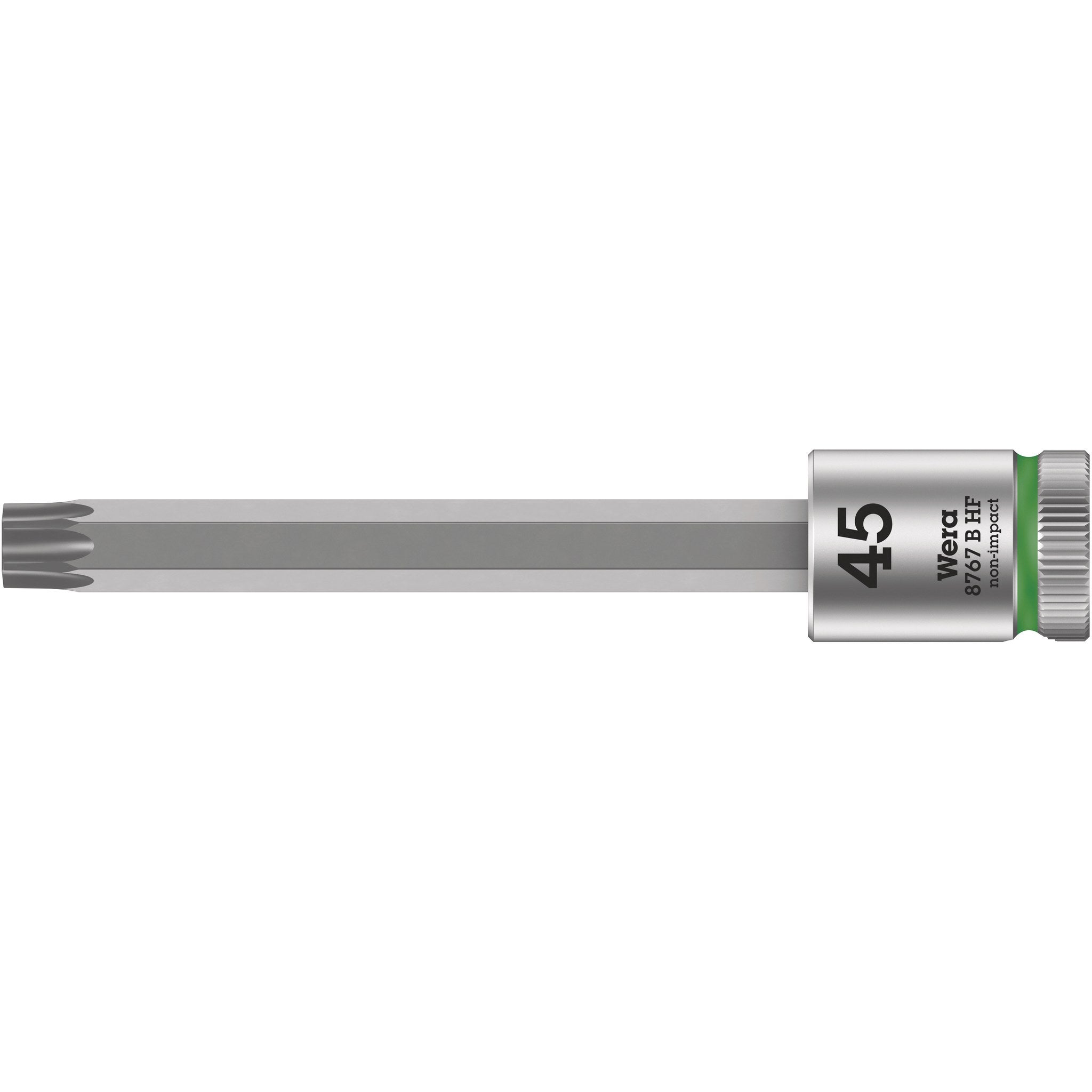 Wera 8767 B HF TORX® Zyklop bit socket with holding function, 3/8" drive, TX 45 x 100