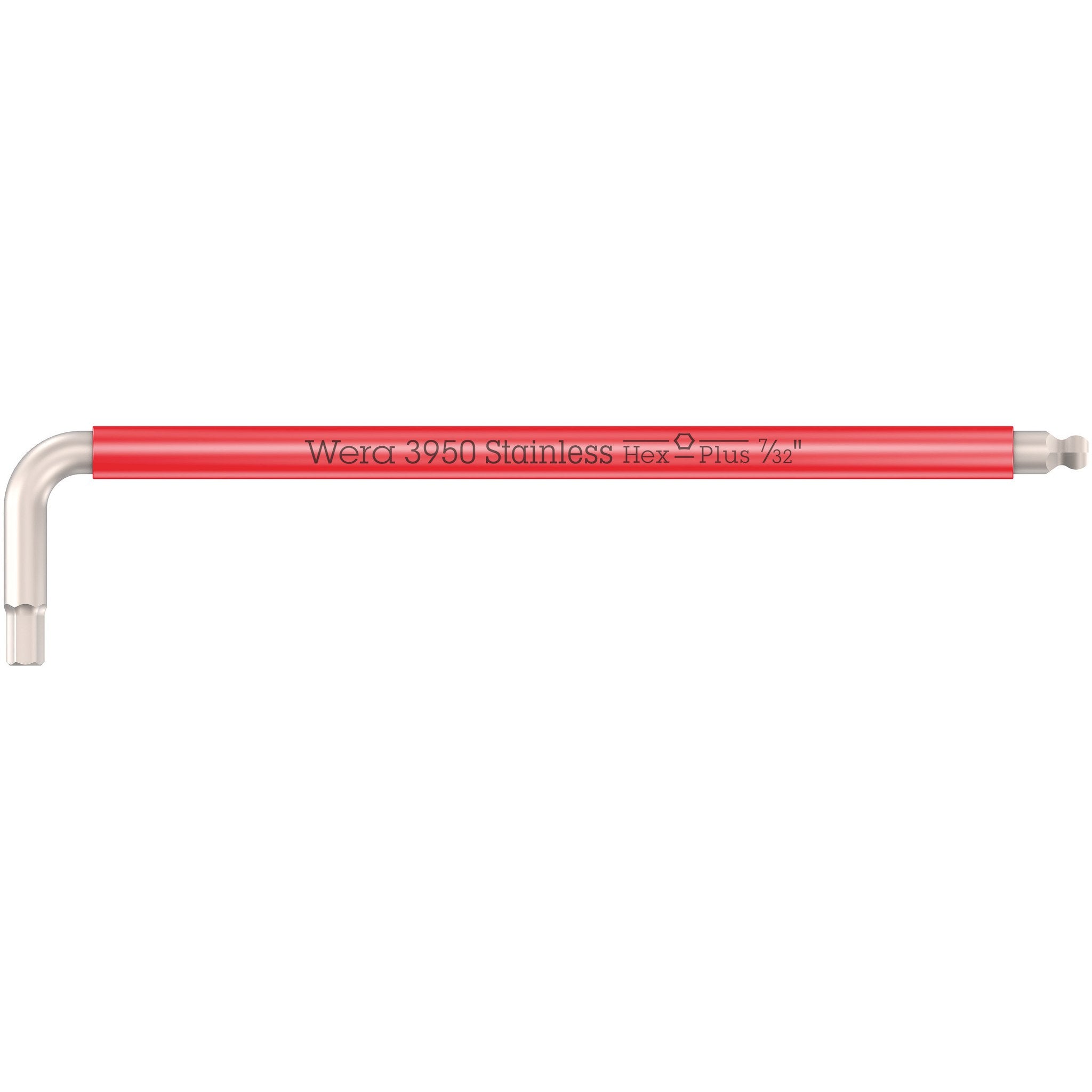 Wera 3950 SPKL Multicolour Imperial L-keys, imperial, stainless, 7/32" x 172 mm