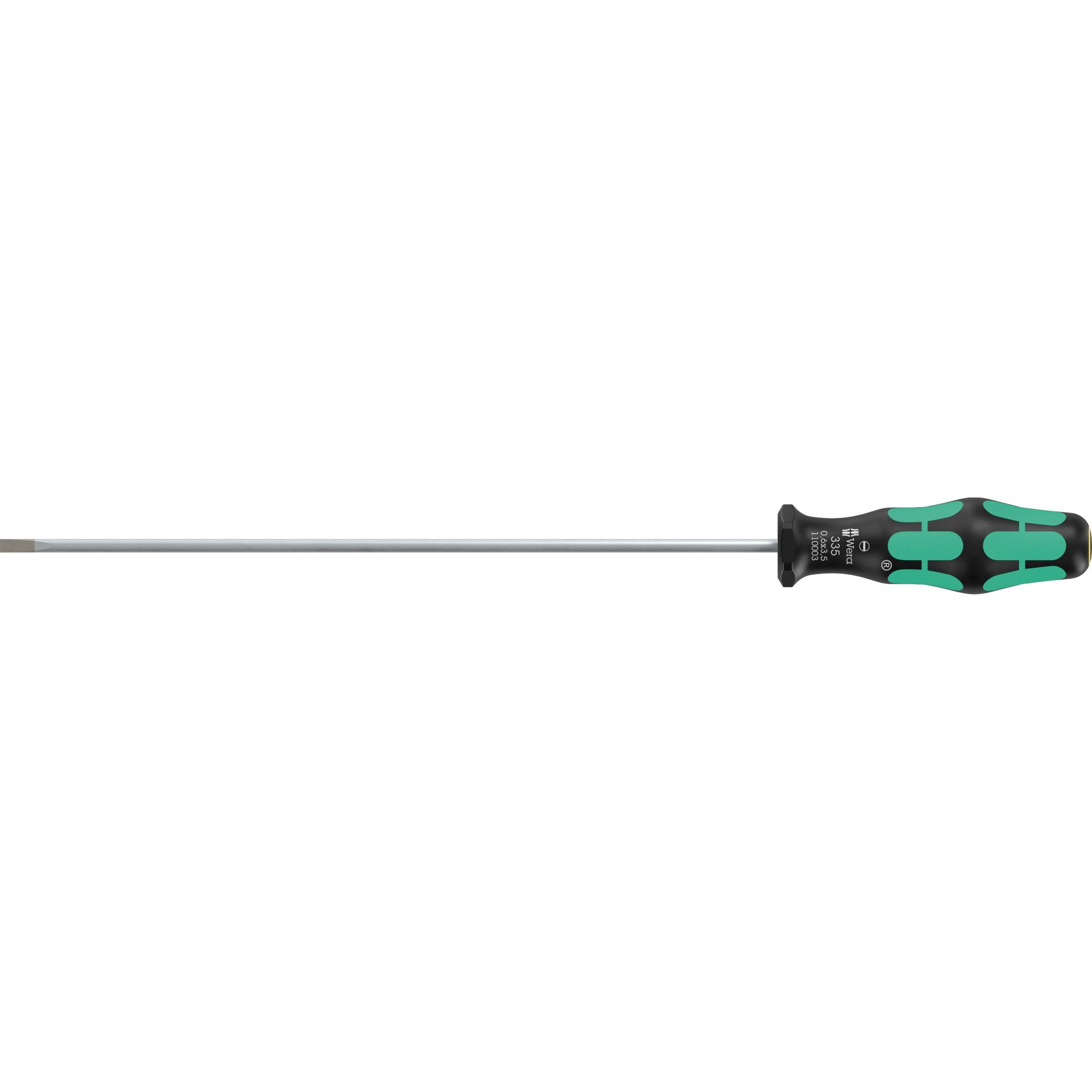 Wera 335 Screwdriver for slotted screws, 0.6 x 3.5 x 200 mm