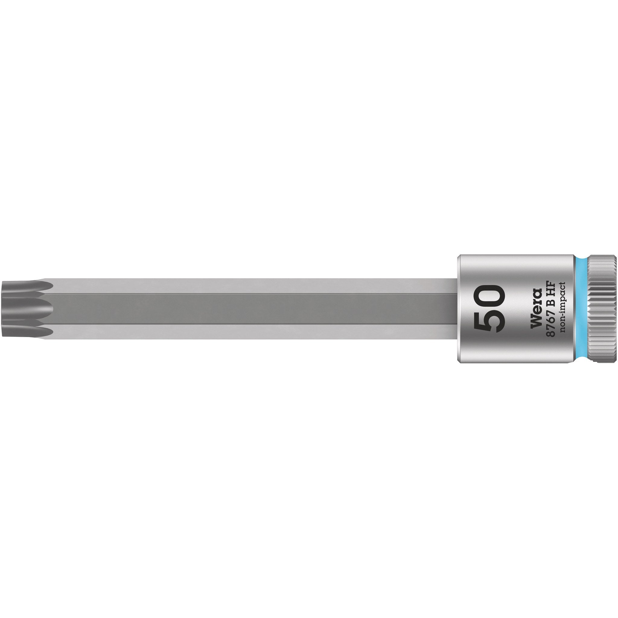 Wera 8767 B HF TORX® Zyklop bit socket with holding function, 3/8" drive, TX 50 x 100