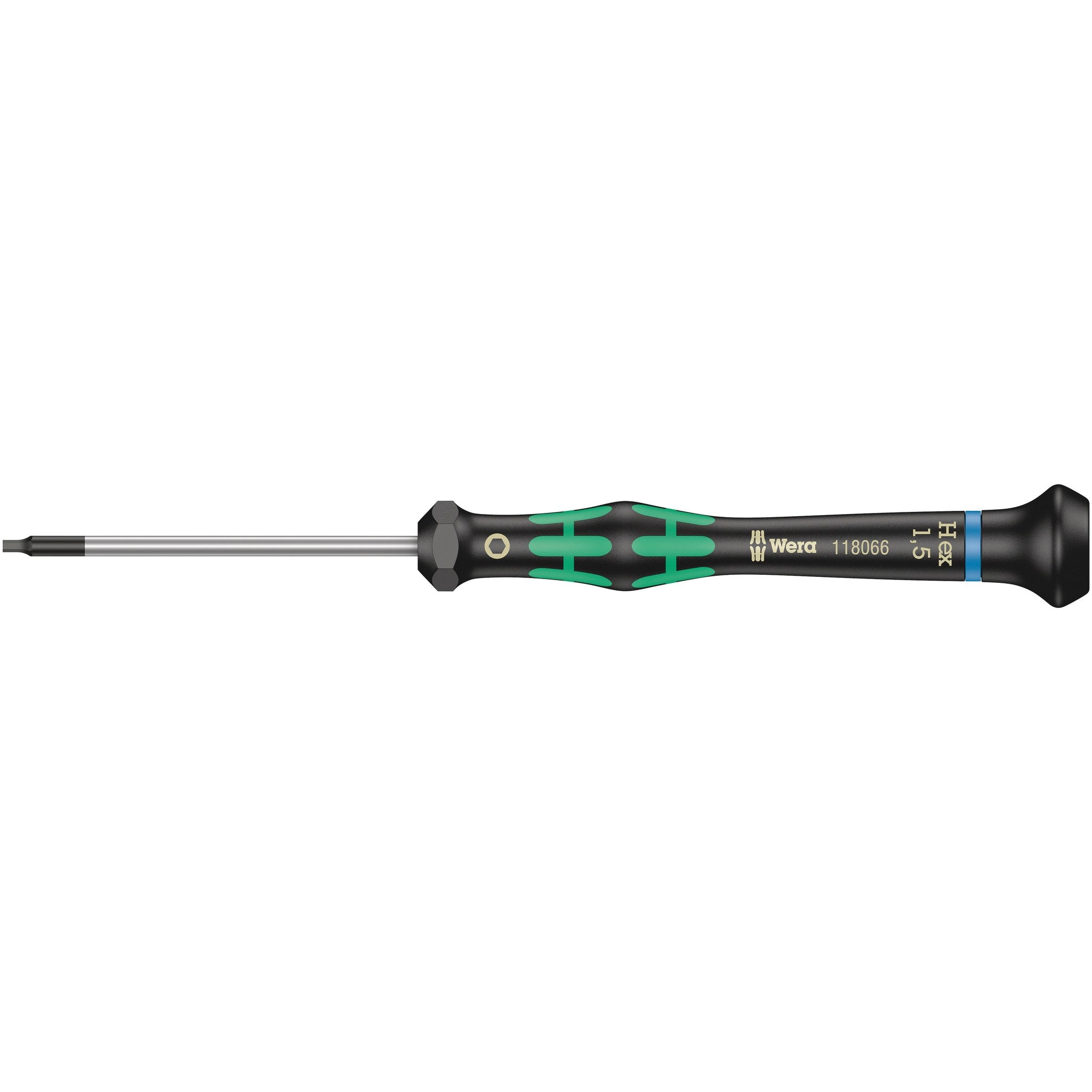 Wera 2054 Screwdriver for hexagon socket screws for electronic applications, 1.5 x 60