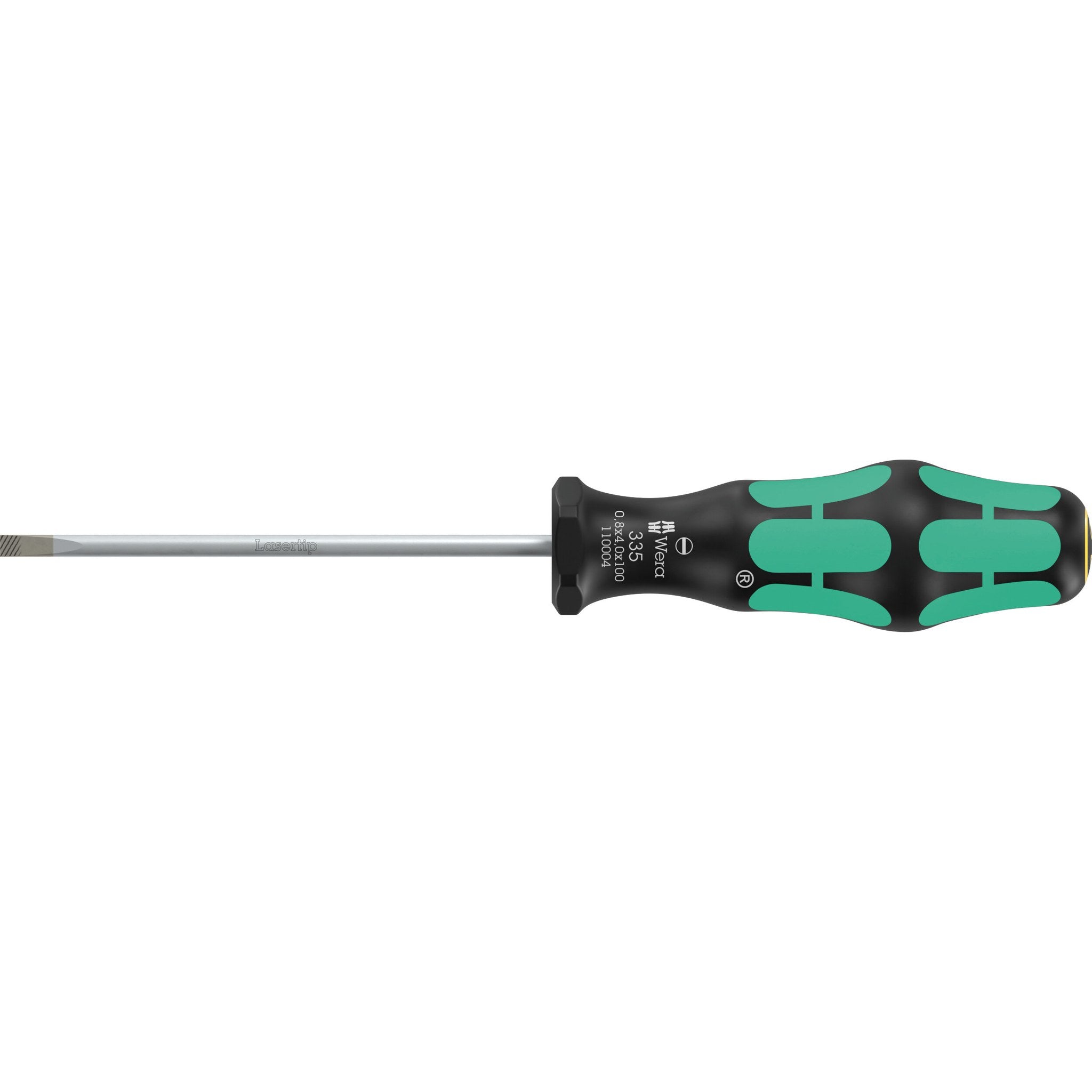 Wera 335 Screwdriver for slotted screws, 0.8 x 4 x 100 mm