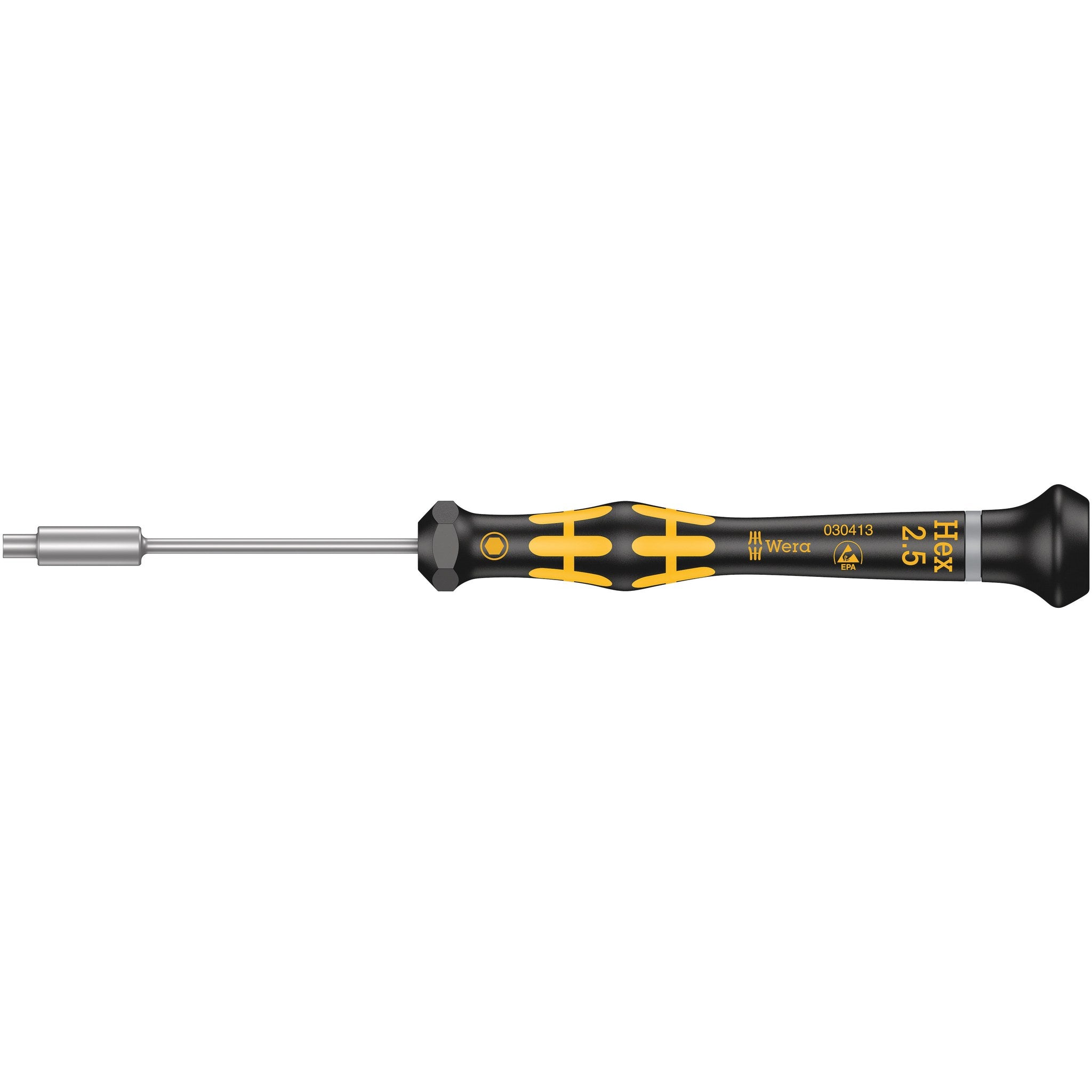 Wera 1569 ESD Nutdriver Kraftform Micro, 2.5 x 60 mm