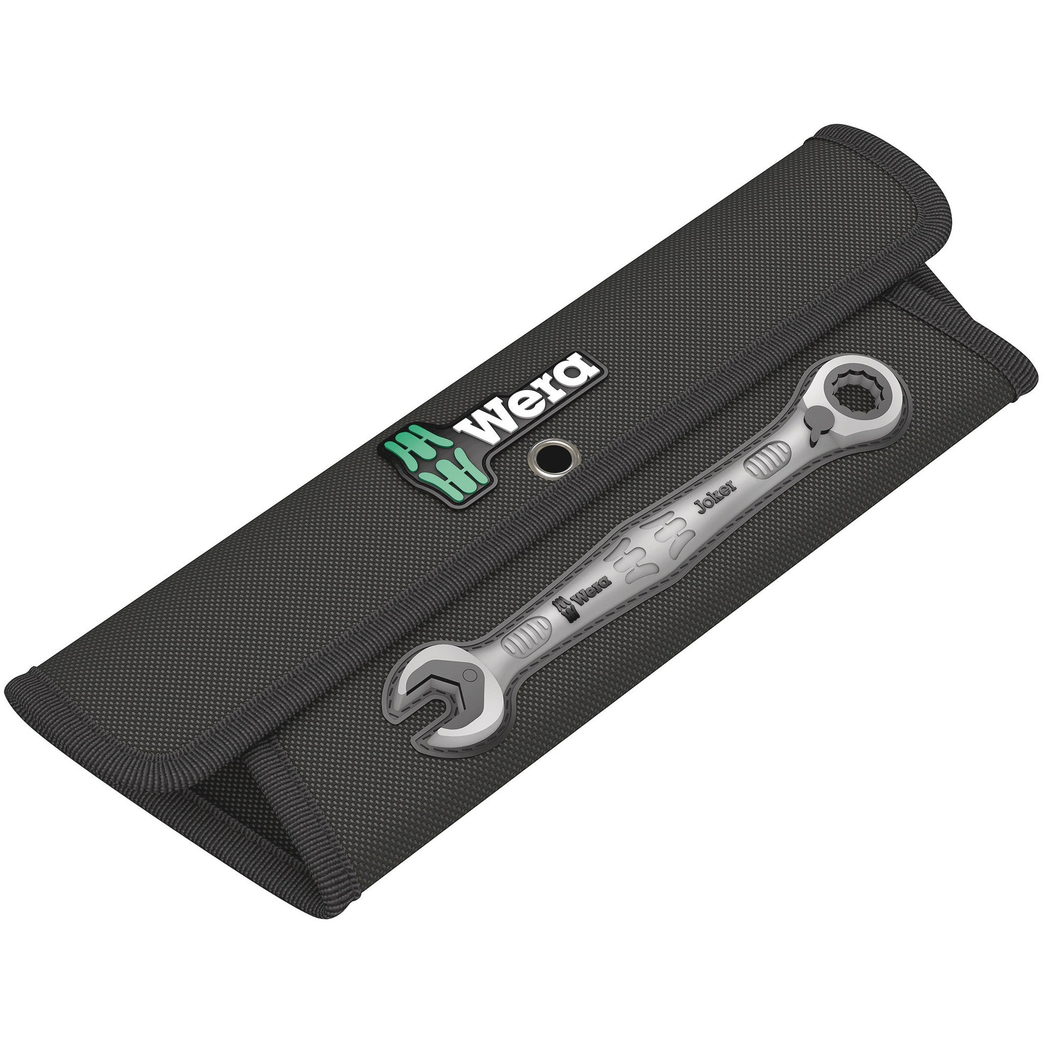 Wera 9453 Pouch 6000 for 4 Joker Ratcheting combination wrenches, empty, 290 x 100