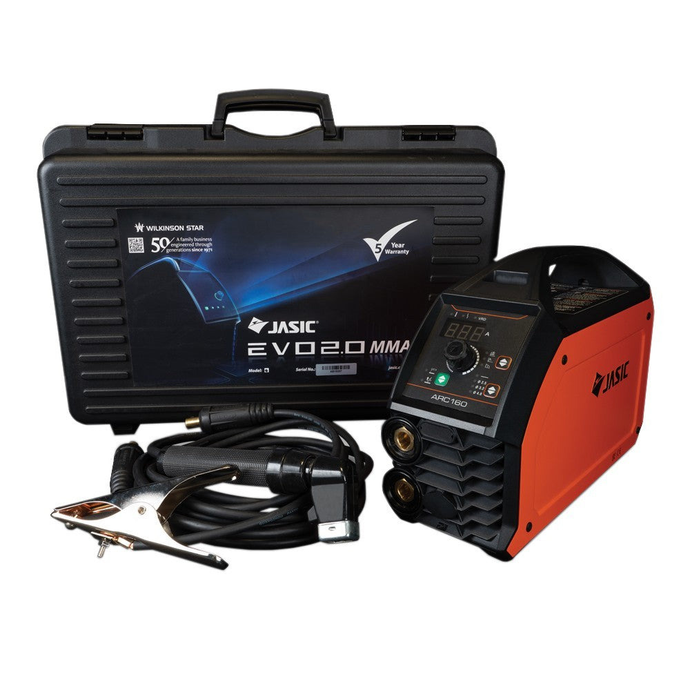 Jasic EVO POWER ARC 180 (including case and MMA leads) 230V