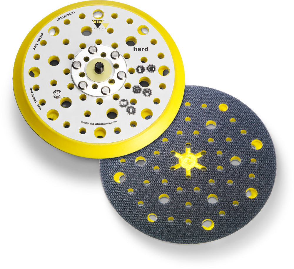Backing pad, 54 hole, 5/16'', hard, for siafast Ø150mm