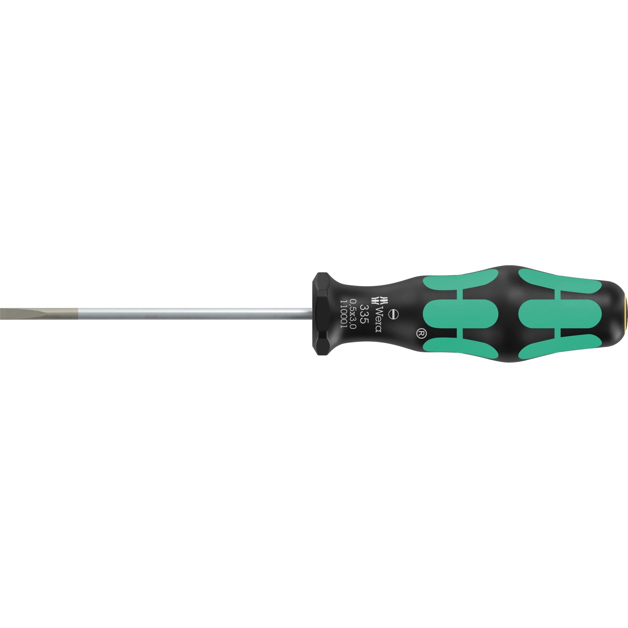 Wera 335 Screwdriver for slotted screws, 0.5 x 3 x 80 mm
