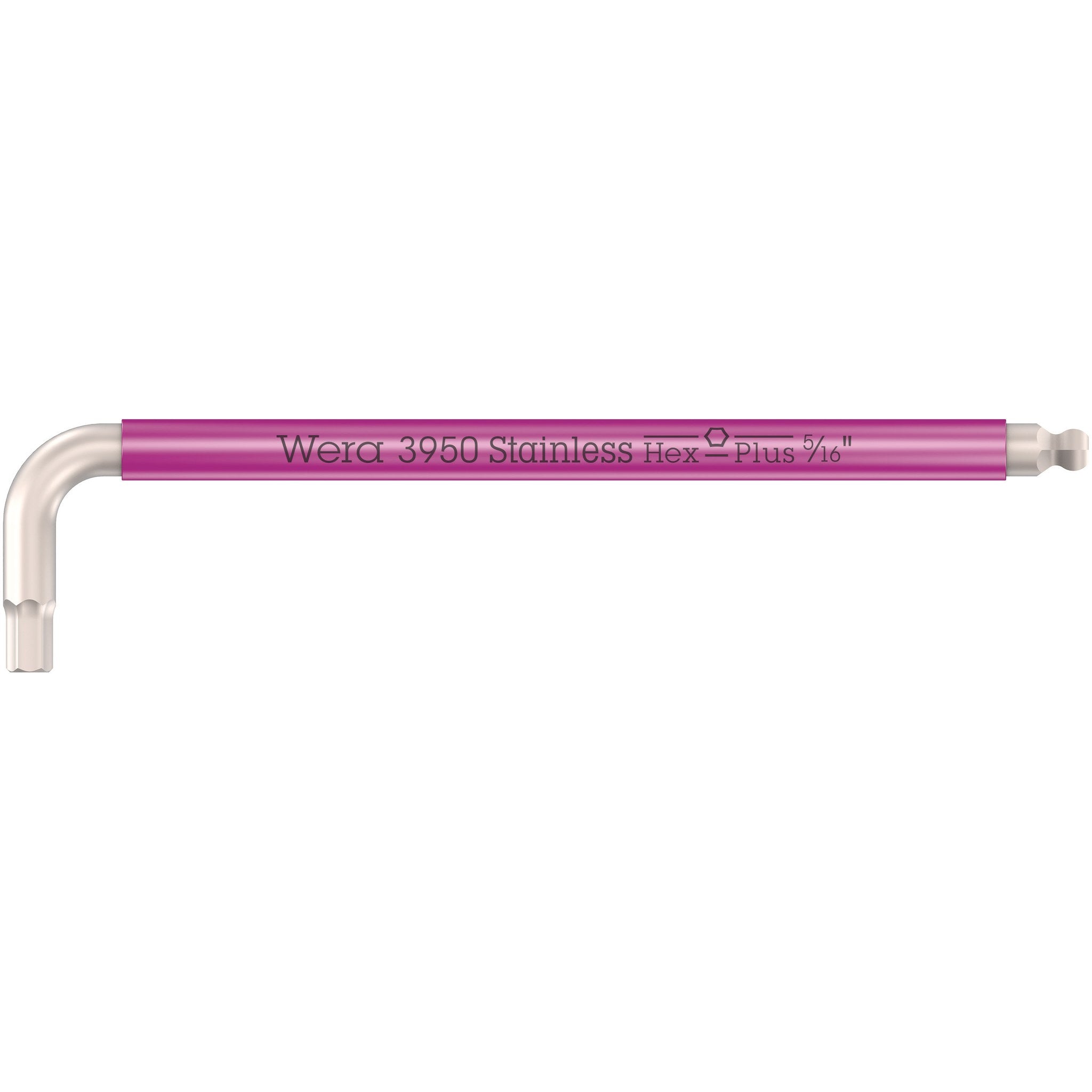 Wera 3950 SPKL Multicolour Imperial L-keys, imperial, stainless, 5/16" x 195 mm