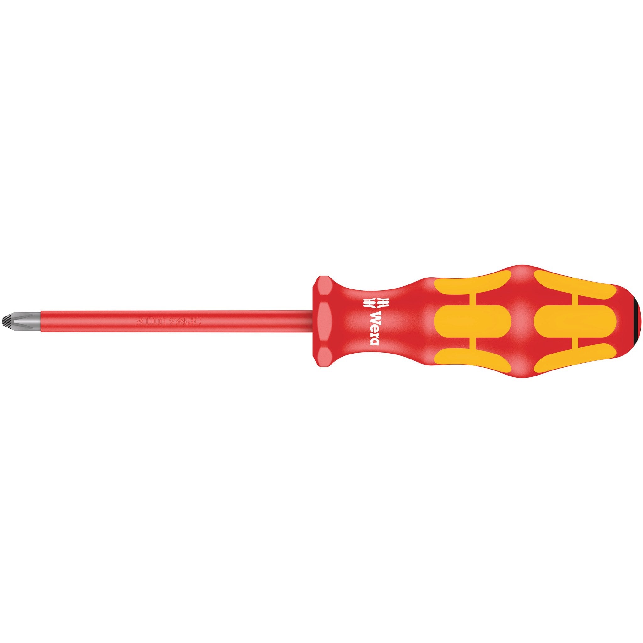 Wera 165 i PZ VDE Insulated screwdriver for Pozidriv screws, PZ 2 x 100 mm