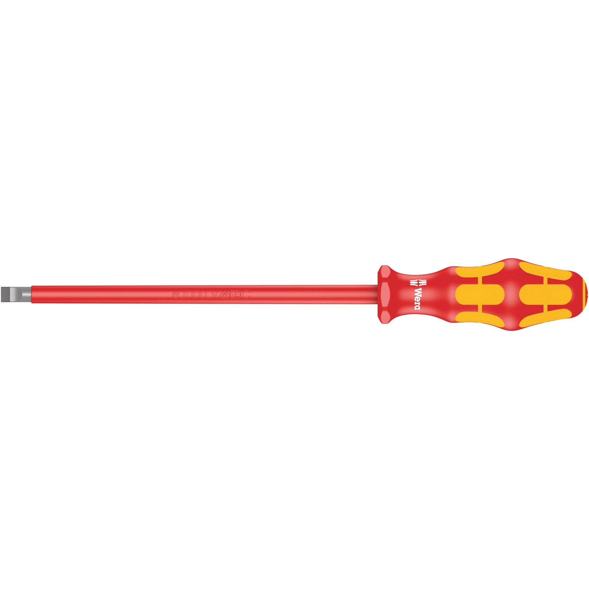 Wera 160 i VDE Insulated screwdriver for slotted screws, 1.6 x 8 x 200 mm