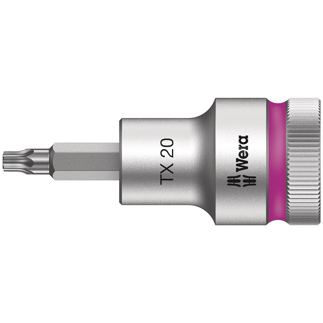 Wera 8767 C HF TORX® Zyklop bit socket with 1/2" drive with holding function, TX 20 x