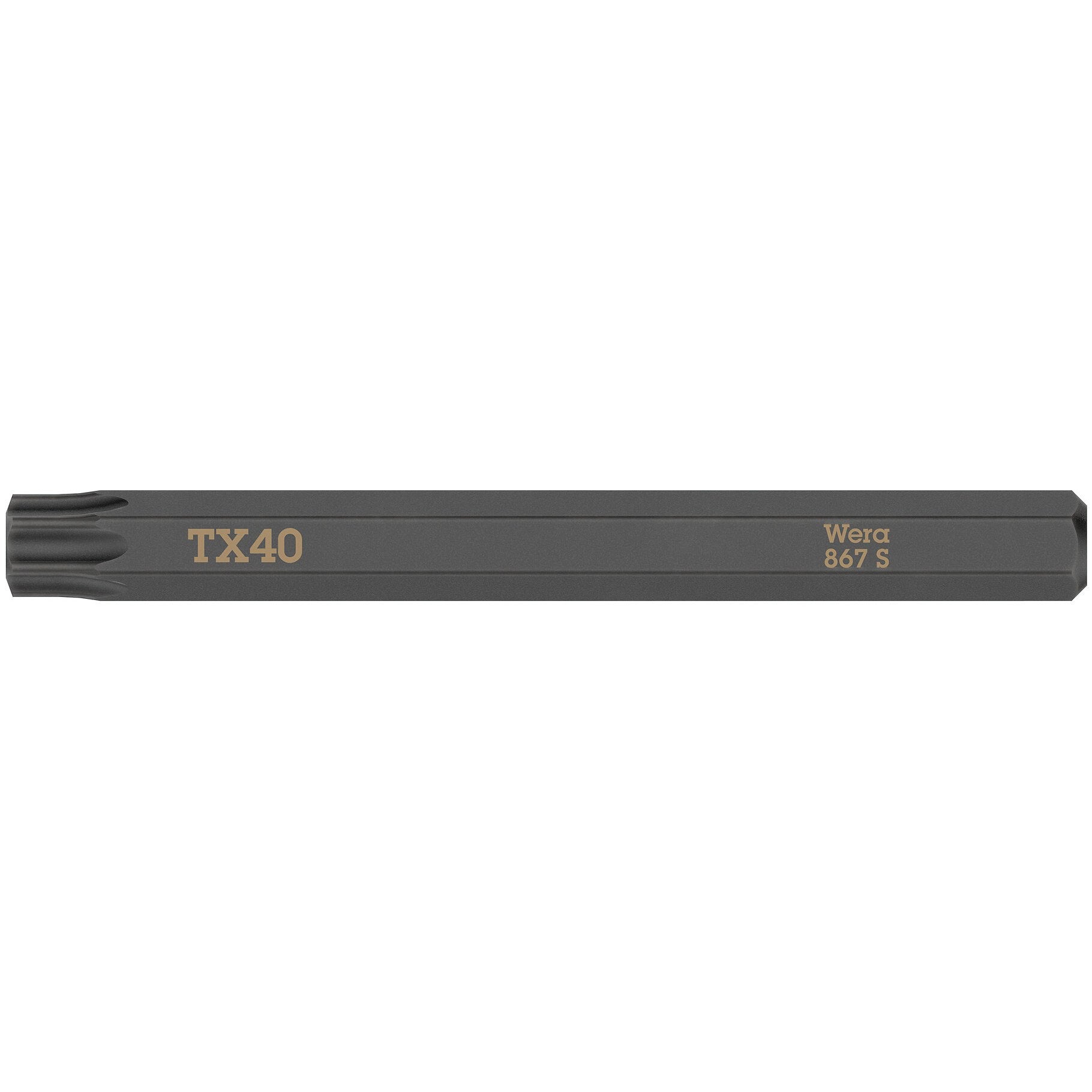 Wera 867 S TORX® bits for impact screwdrivers, TX 40 x 70 mm