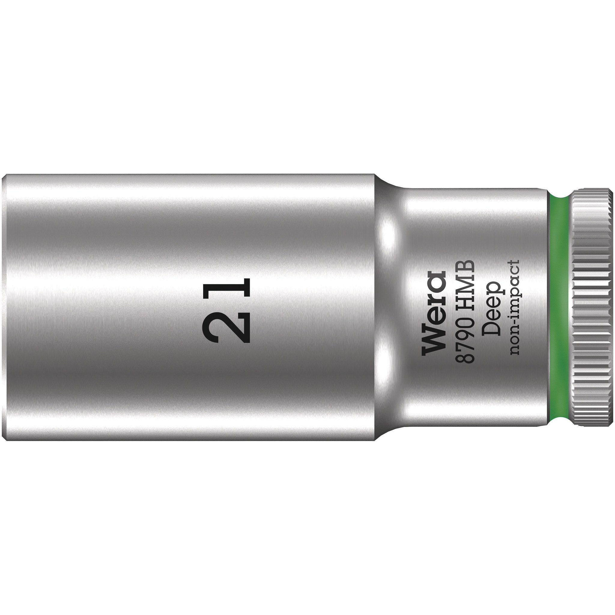 Wera 8790 HMB Deep 3/8" socket, 21 x 64 mm