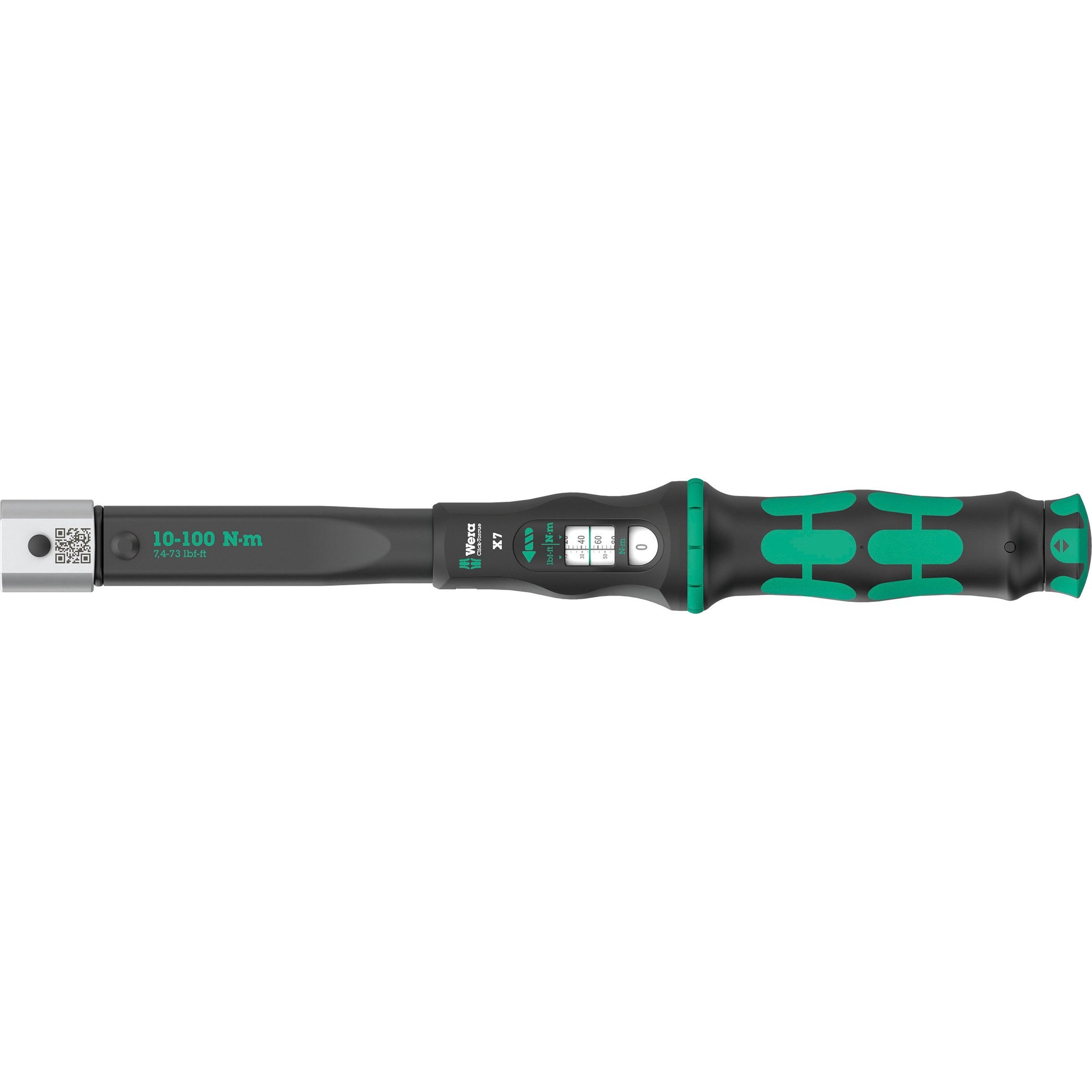 Wera Click-Torque X 7 torque wrench for insert tools, 10-100 Nm, 14x18 x 10-100 Nm