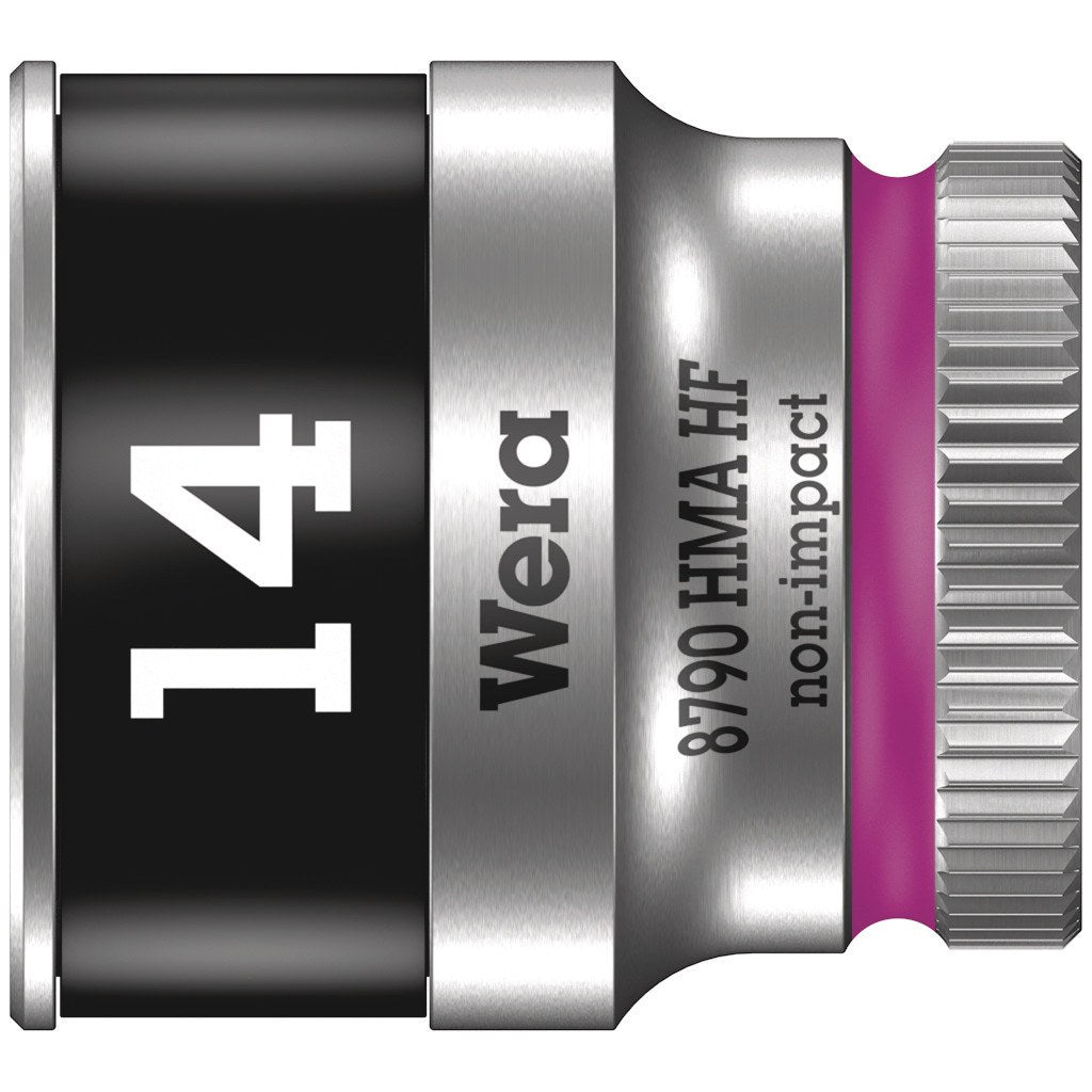 Wera 8790 HMA HF Zyklop socket with 1/4" drive with holding function, 14 x 23 mm