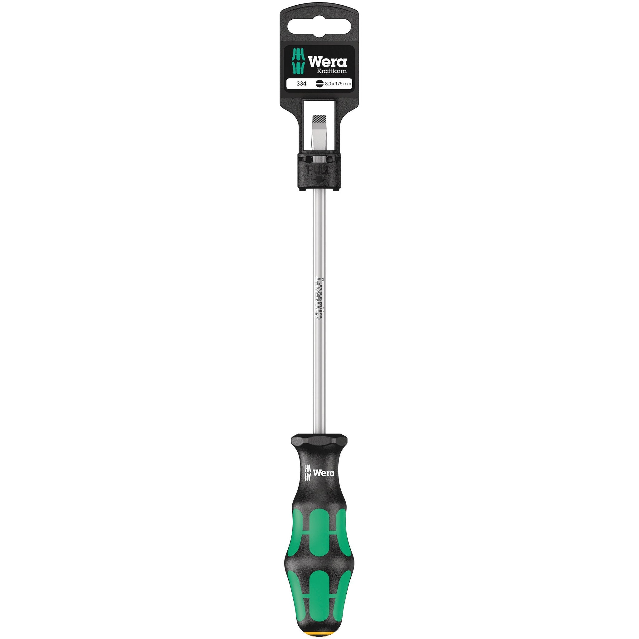Wera 334 SB Screwdriver for slotted screws, 1.2 x 8 x 175 mm