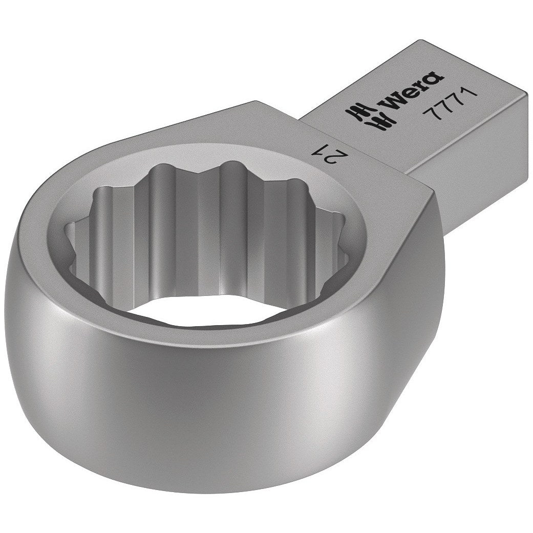 Wera 7771 Ring spanner insert, 9x12 mm, 9x12 x 21 x 51 mm
