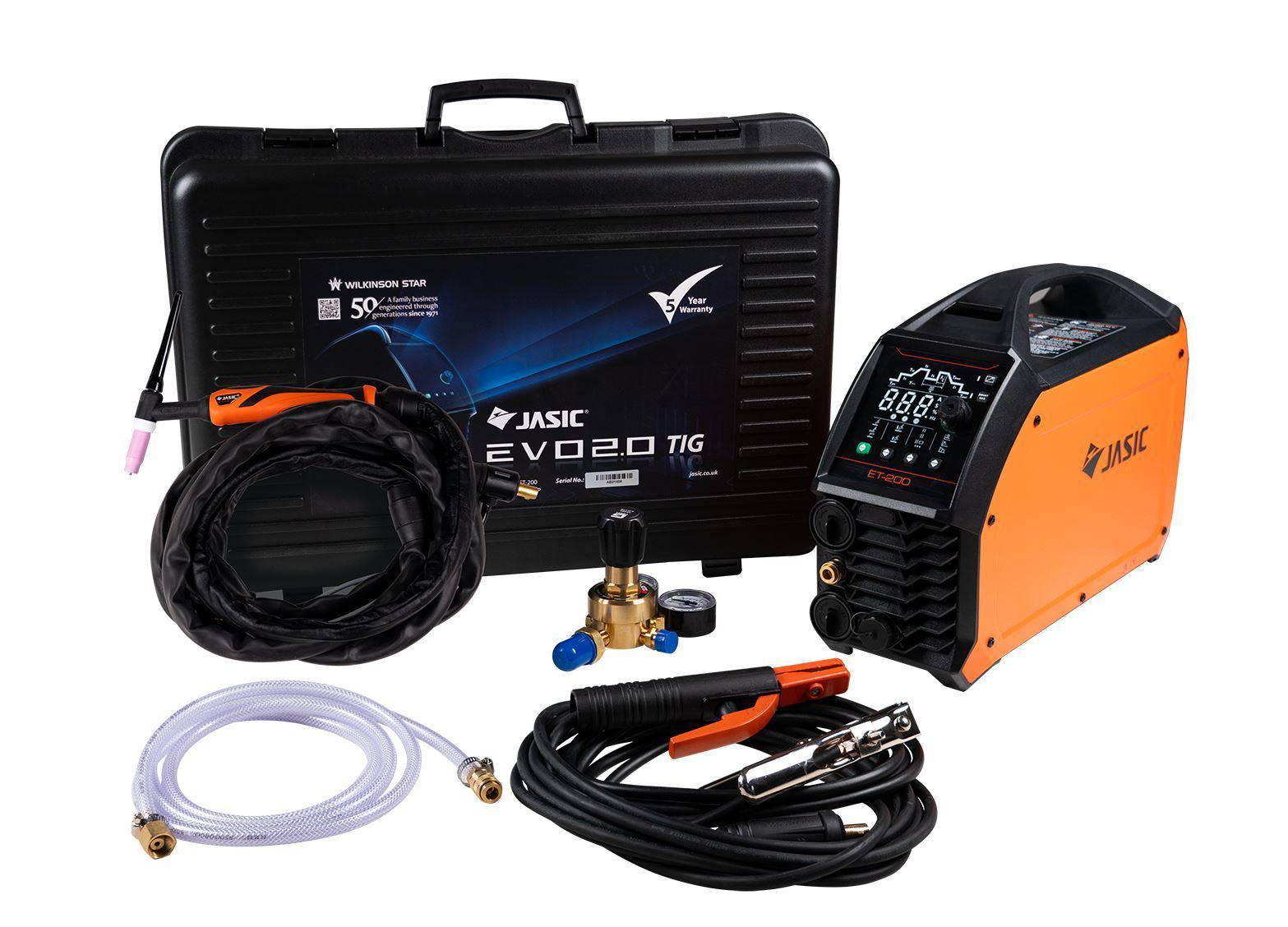 Jasic EVO 200 DC TIG PFC Inverter with Case