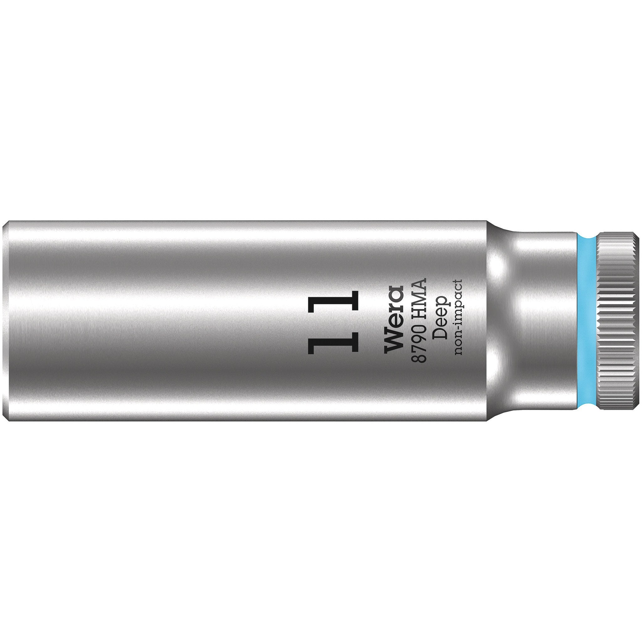 Wera 8790 HMA Deep 1/4" socket, 11 x 50 mm