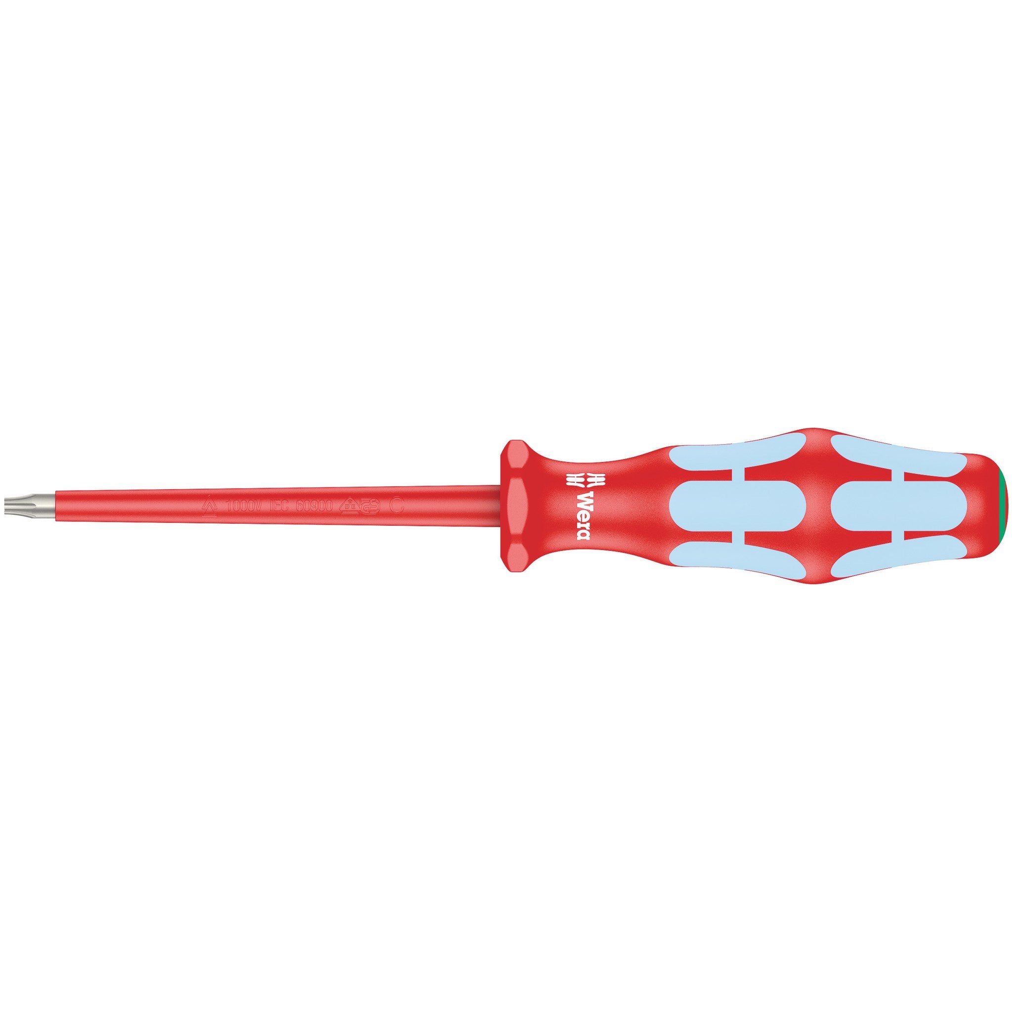 Wera 3167 i VDE insulated TORX® screwdriver, stainless steel, TX 9 x 80 mm