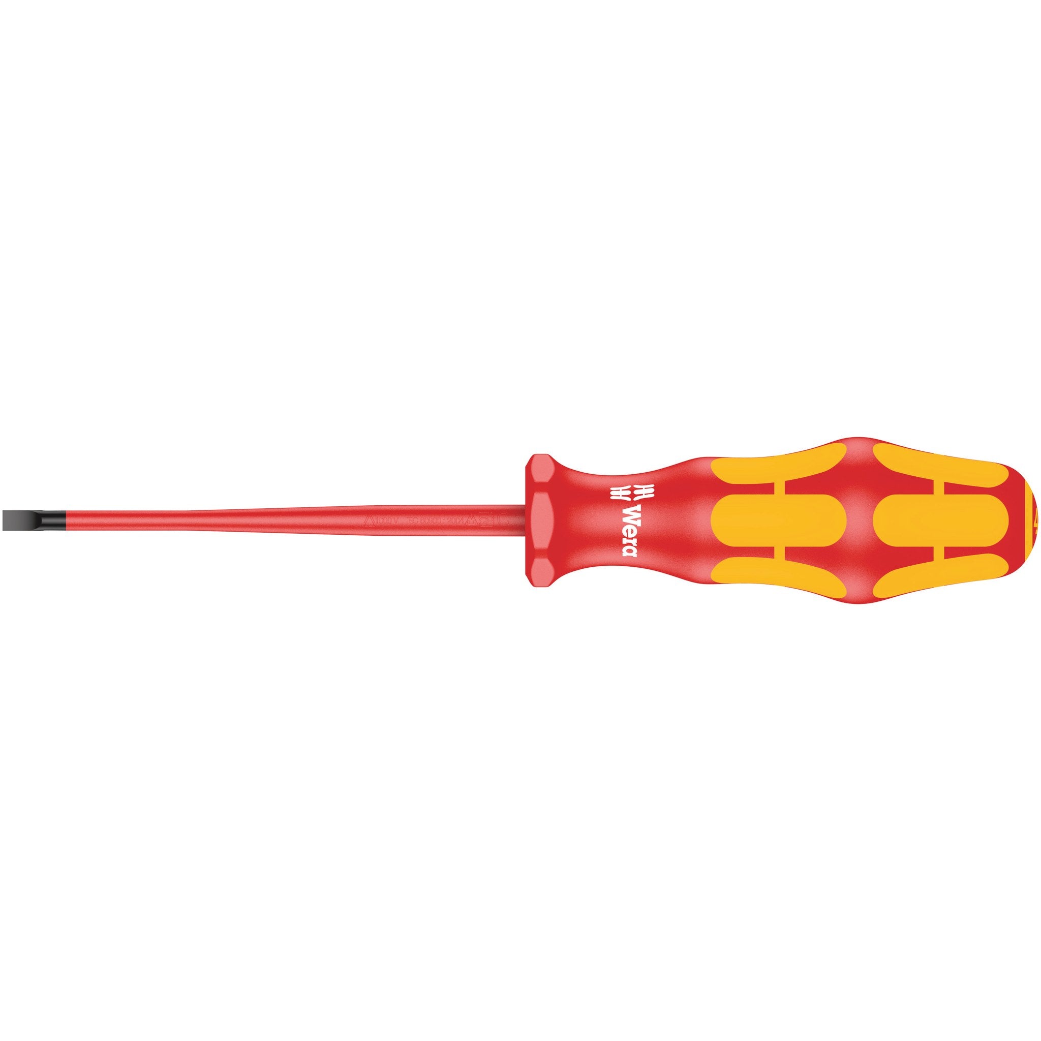 Wera 160 iS VDE Insulated screwdriver with reduced blade diameter for slotted screws,