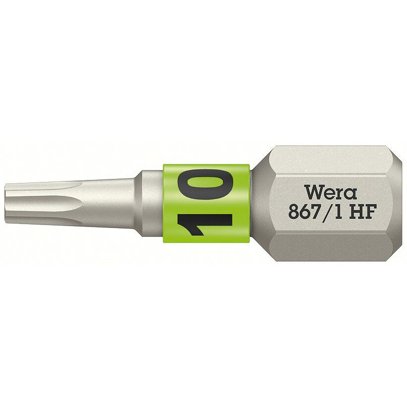 Wera 867/1 TORX® HF Bits with holding function, TX 10 x 25 mm