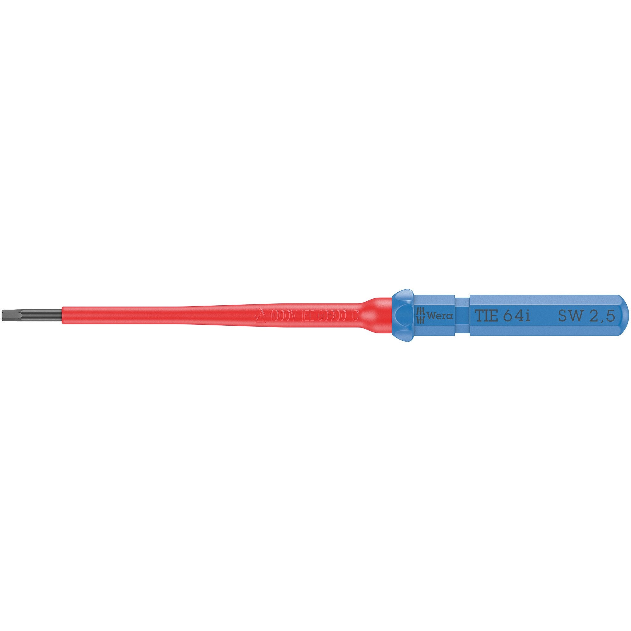 Wera Kraftform Kompakt VDE 64 i Take it easy, 2.5 x 157 mm