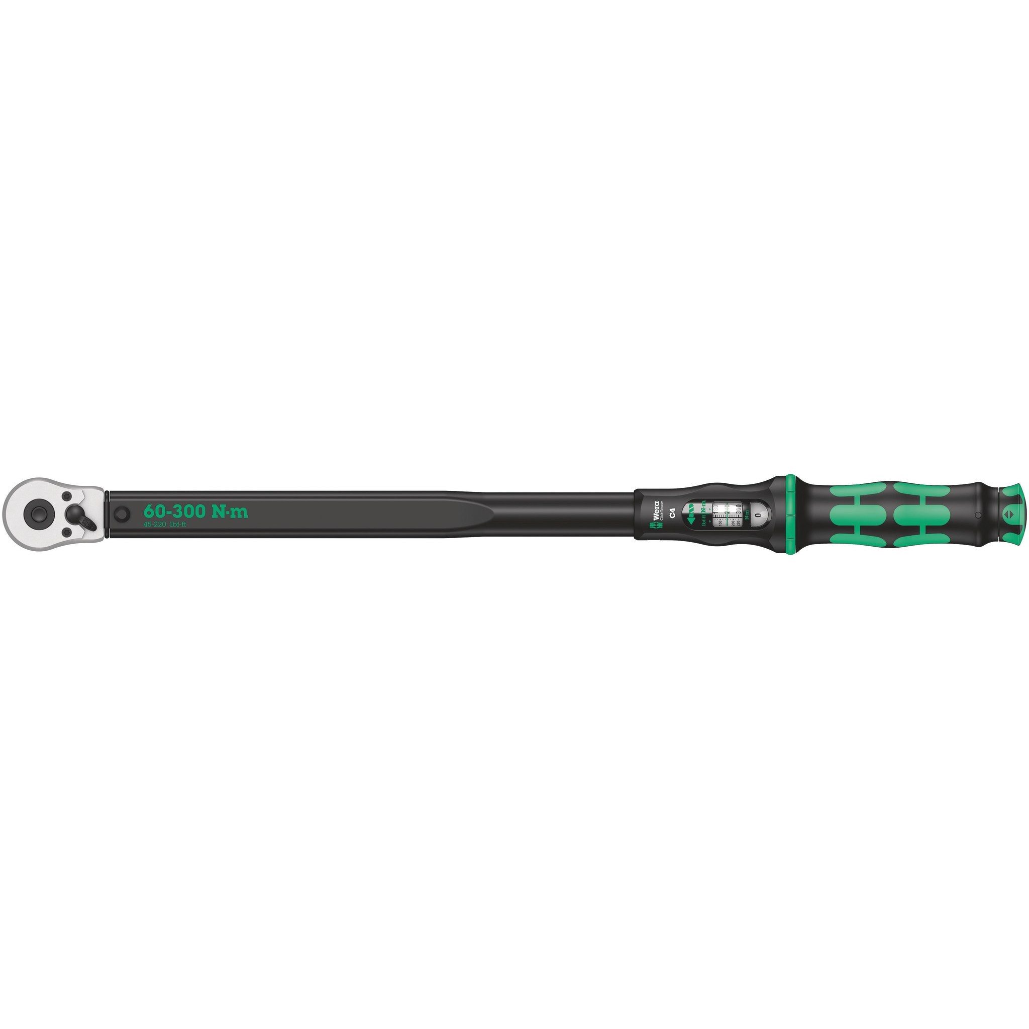 Wera Click-Torque C 4 torque wrench with reversible ratchet, 60-300 Nm, 1/2" x 60-300