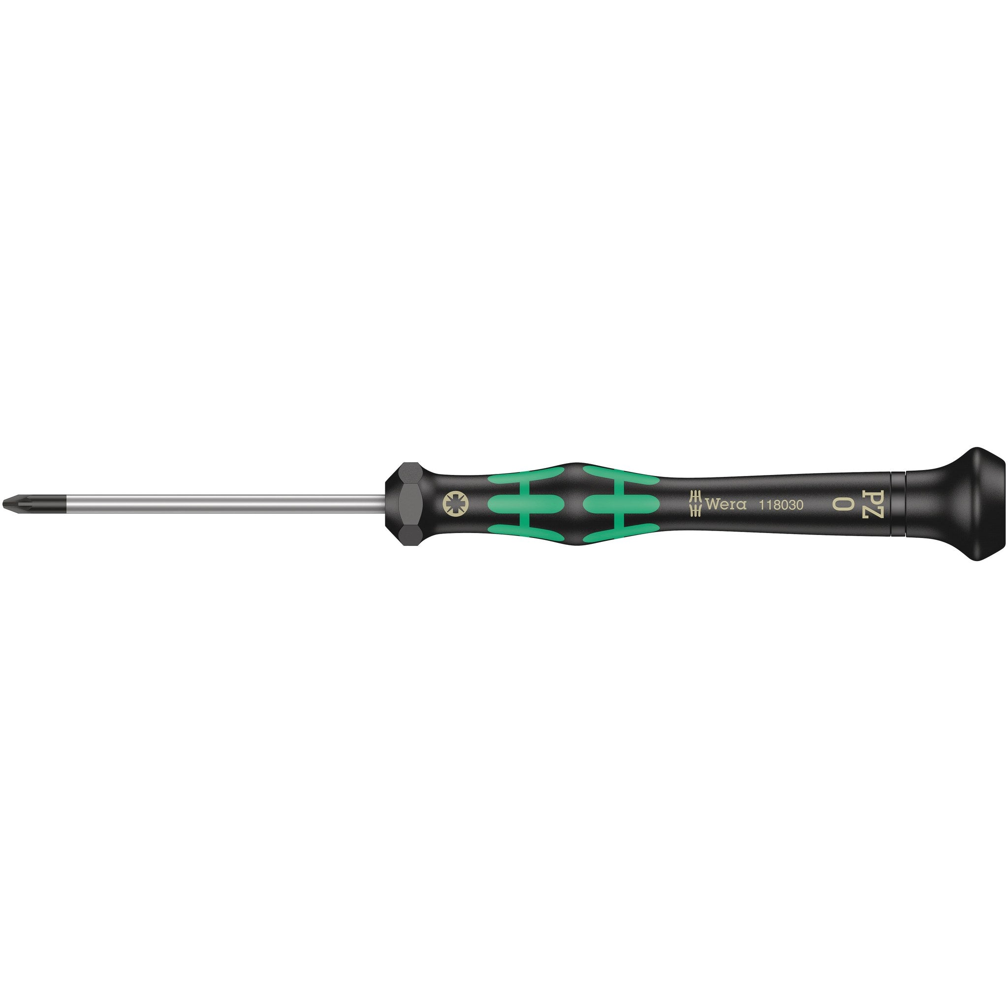 Wera 2055 PZ Screwdriver for Pozidriv screws for electronic applications, PZ 0 x 60 mm