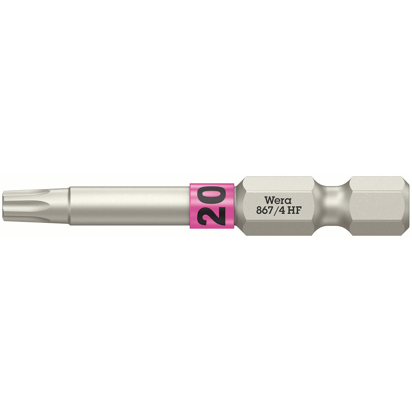 Wera 867/4 TORX® HF Bits with holding function, TX 20 x 50 mm