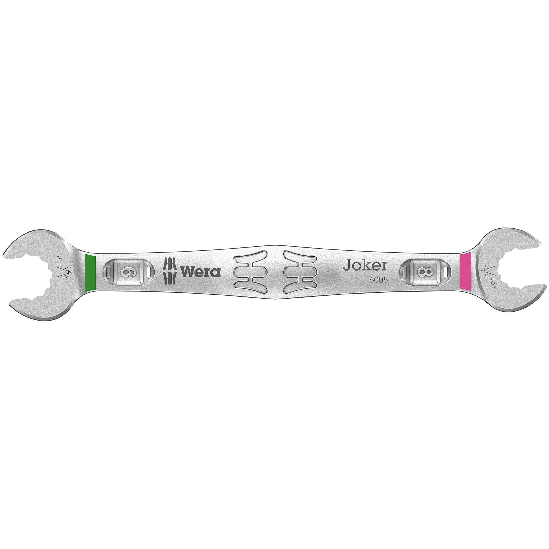 Wera 6005 Joker Double open end wrench, 8 x 9 x 122.2 mm